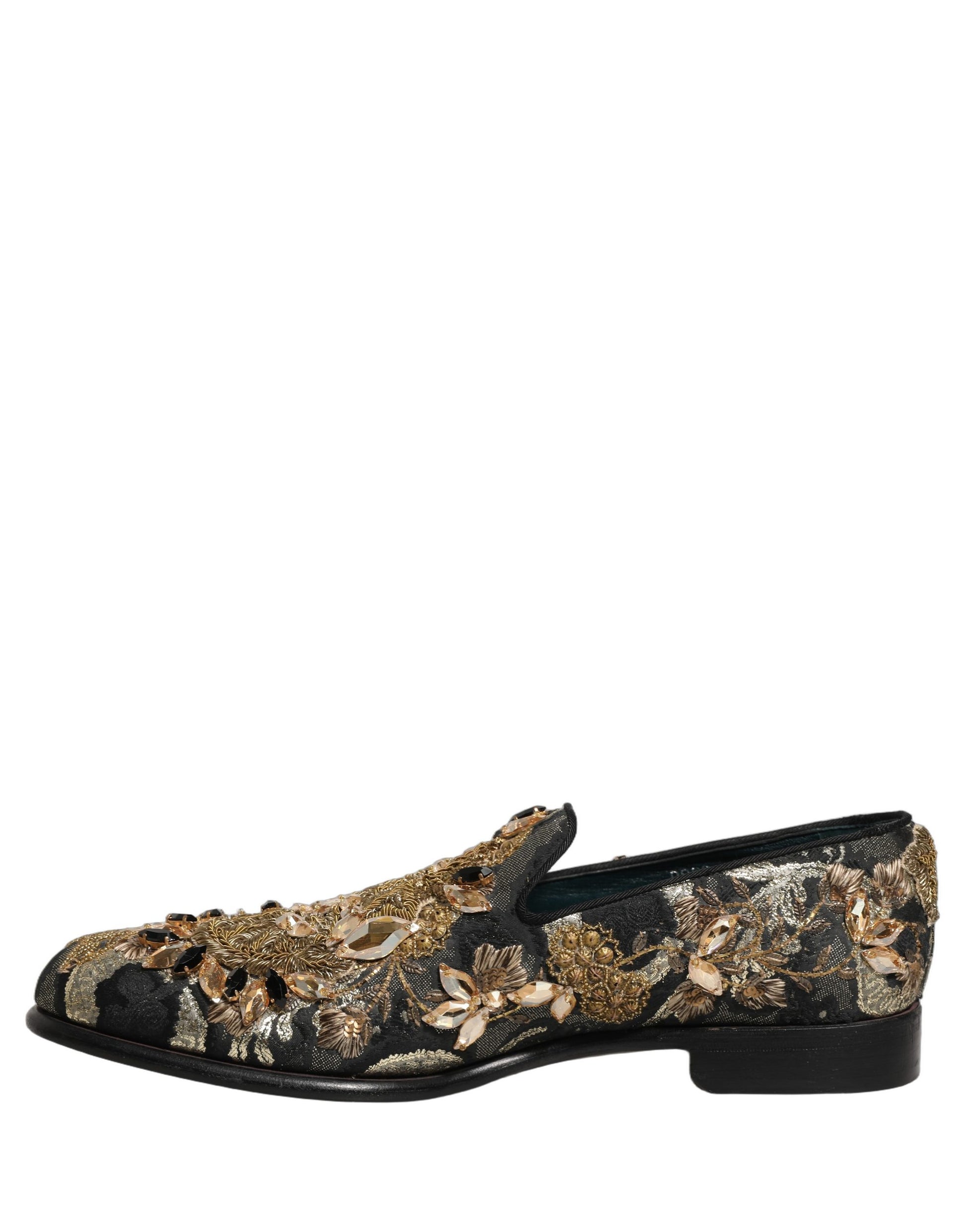 Dolce & Gabbana Black Slip On Loafers for Men additional view