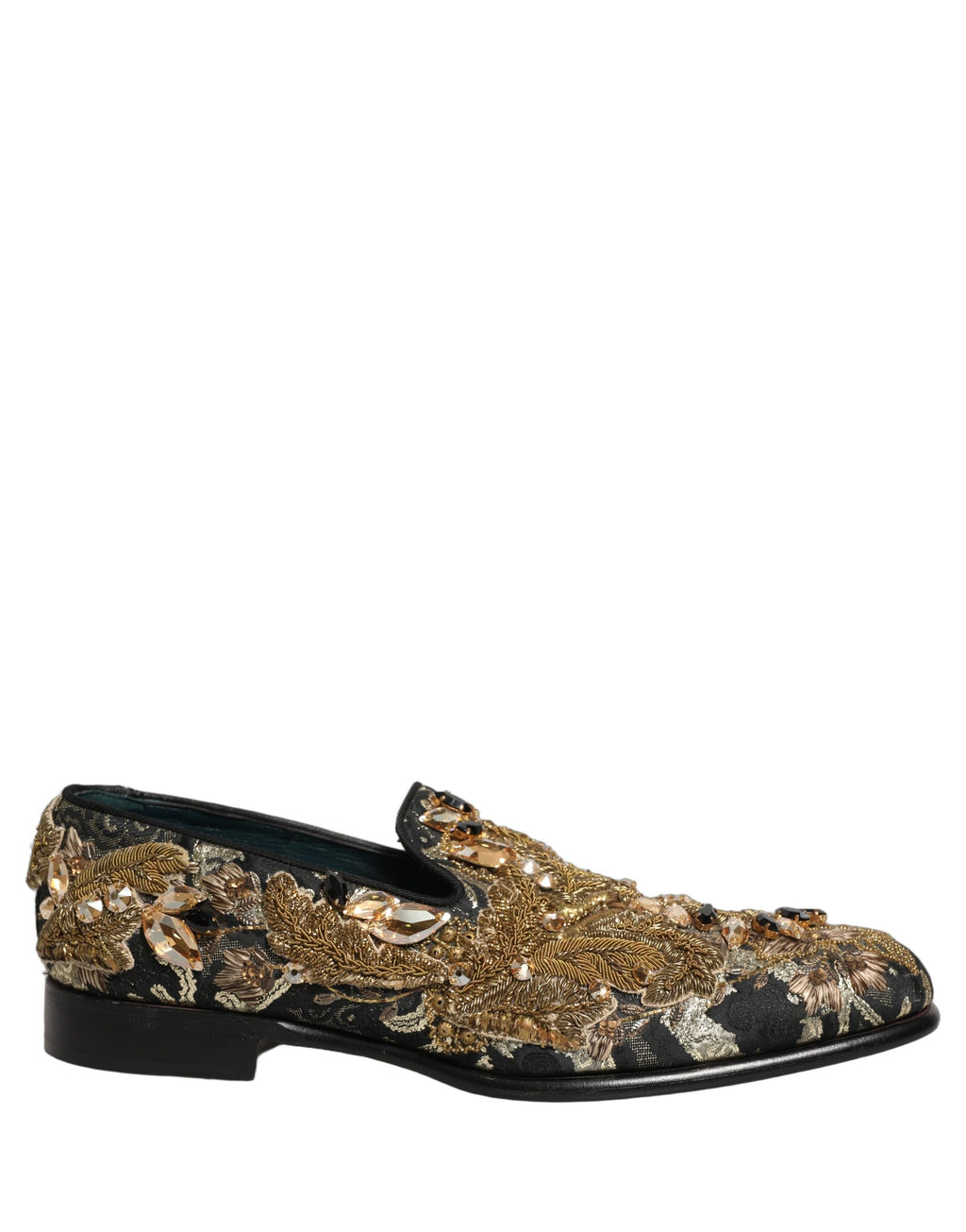 Dolce & Gabbana Black Slip On Loafers for Men