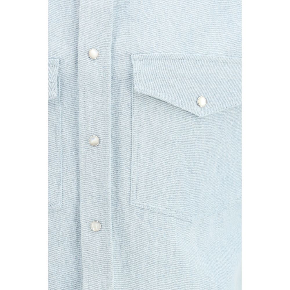 Umit Benan Blue Denim Shirt