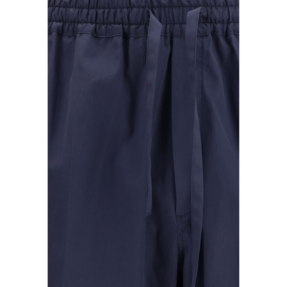 Umit Benan Blue Casual Pants for Men detail view