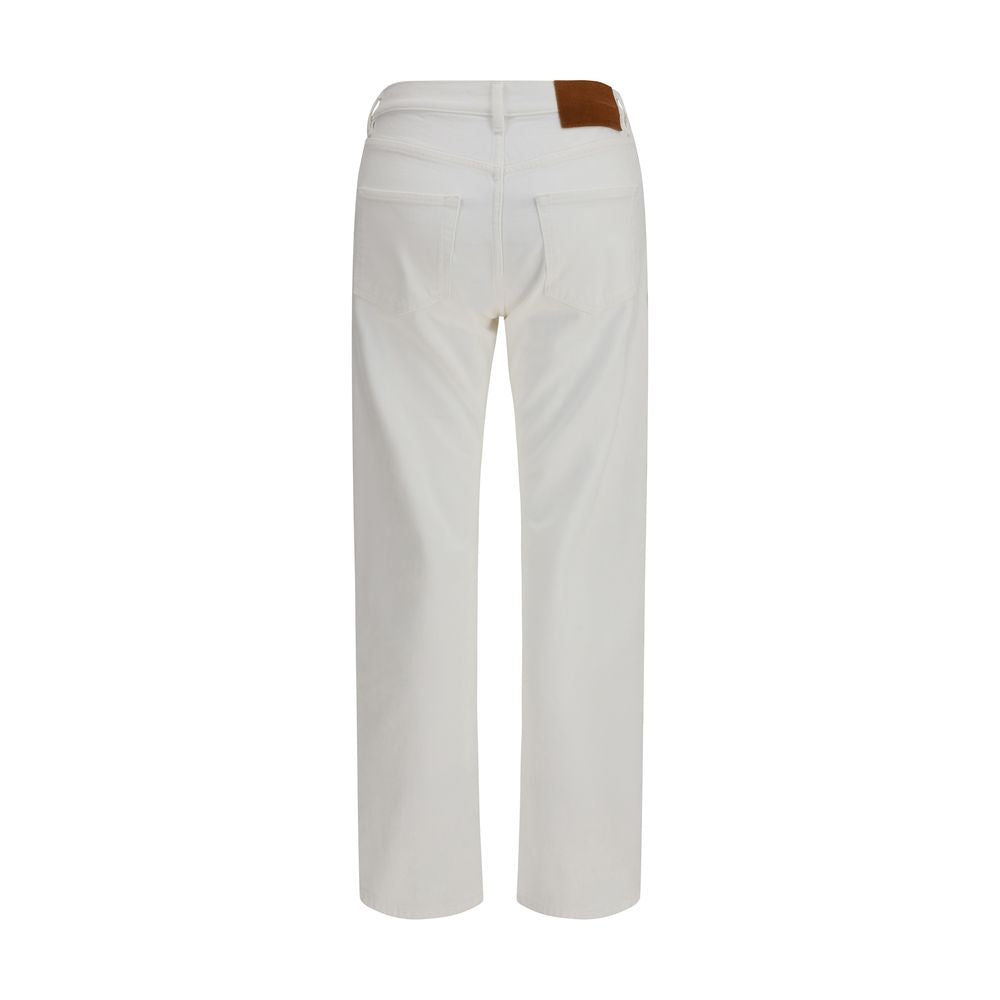Jean slim en coton blanc Umit Benan