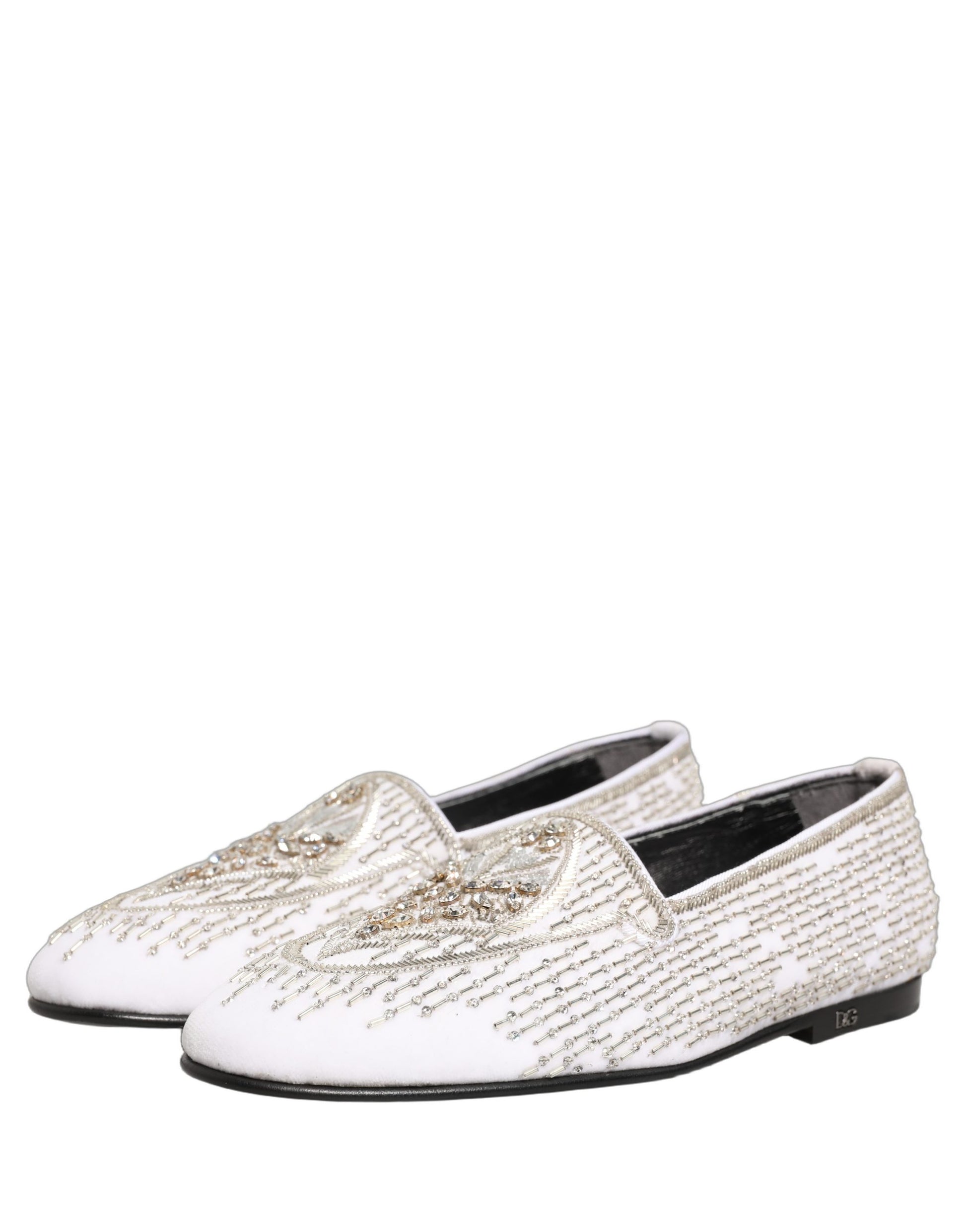 Dolce & Gabbana White Slip On Loafers for Men additional view