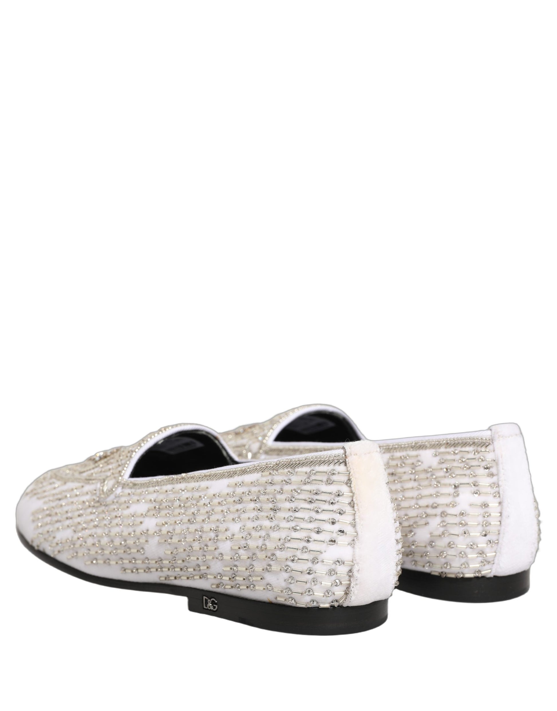 Dolce & Gabbana White Slip On Loafers for Men additional view