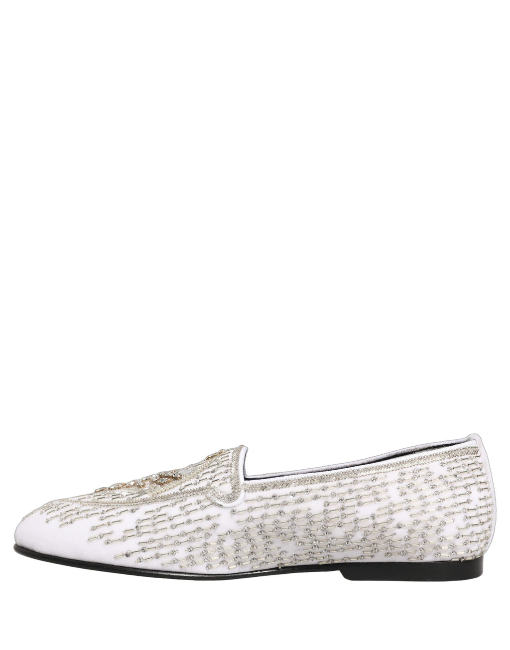 Dolce & Gabbana White Slip On Loafers for Men additional view