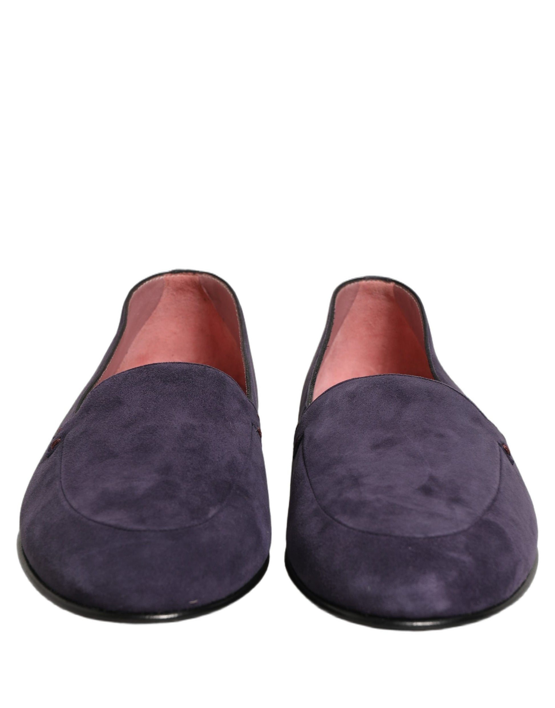 Dolce & Gabbana Purple Slip On Loafers for Men detail view