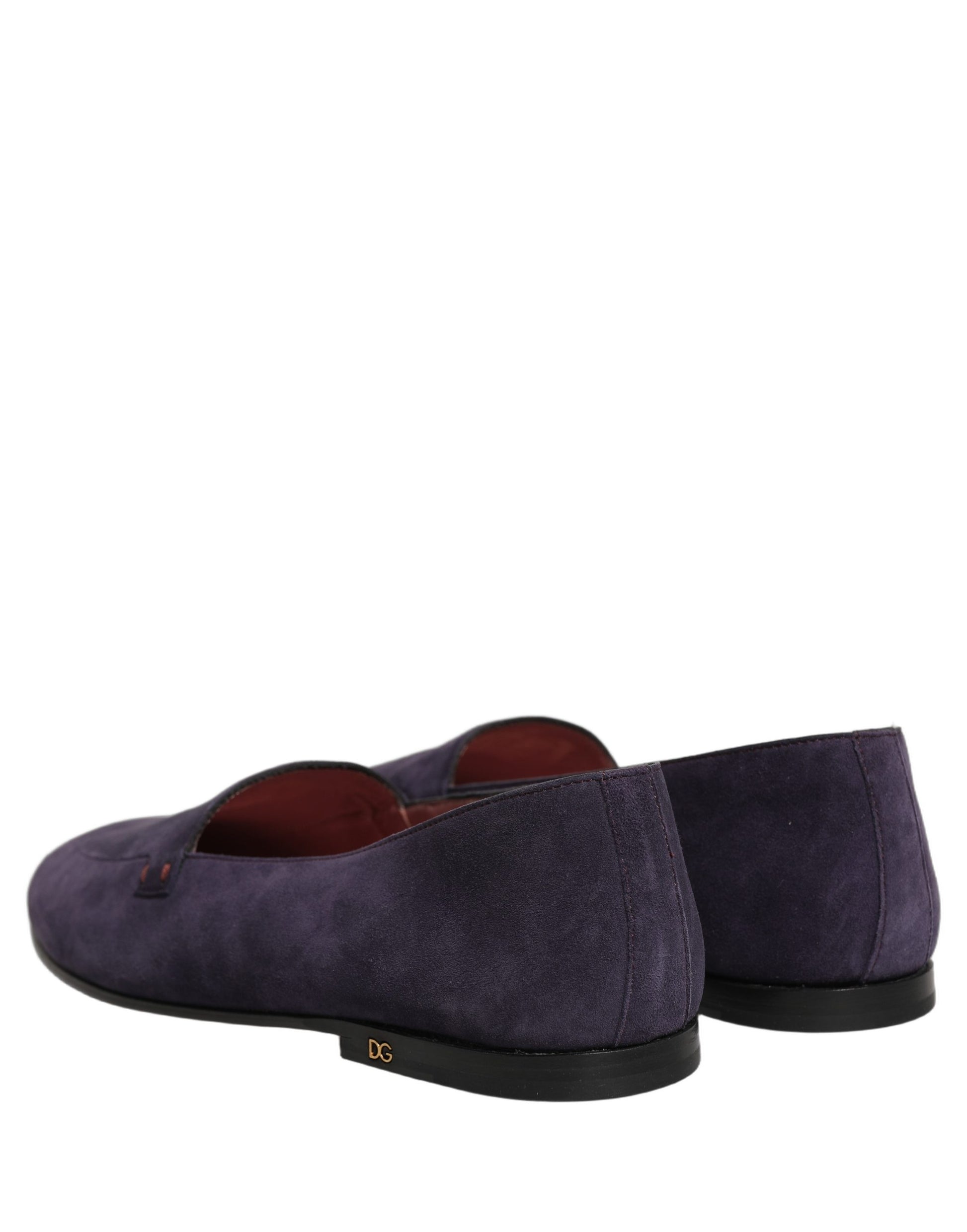 Dolce & Gabbana Purple Slip On Loafers for Men additional view
