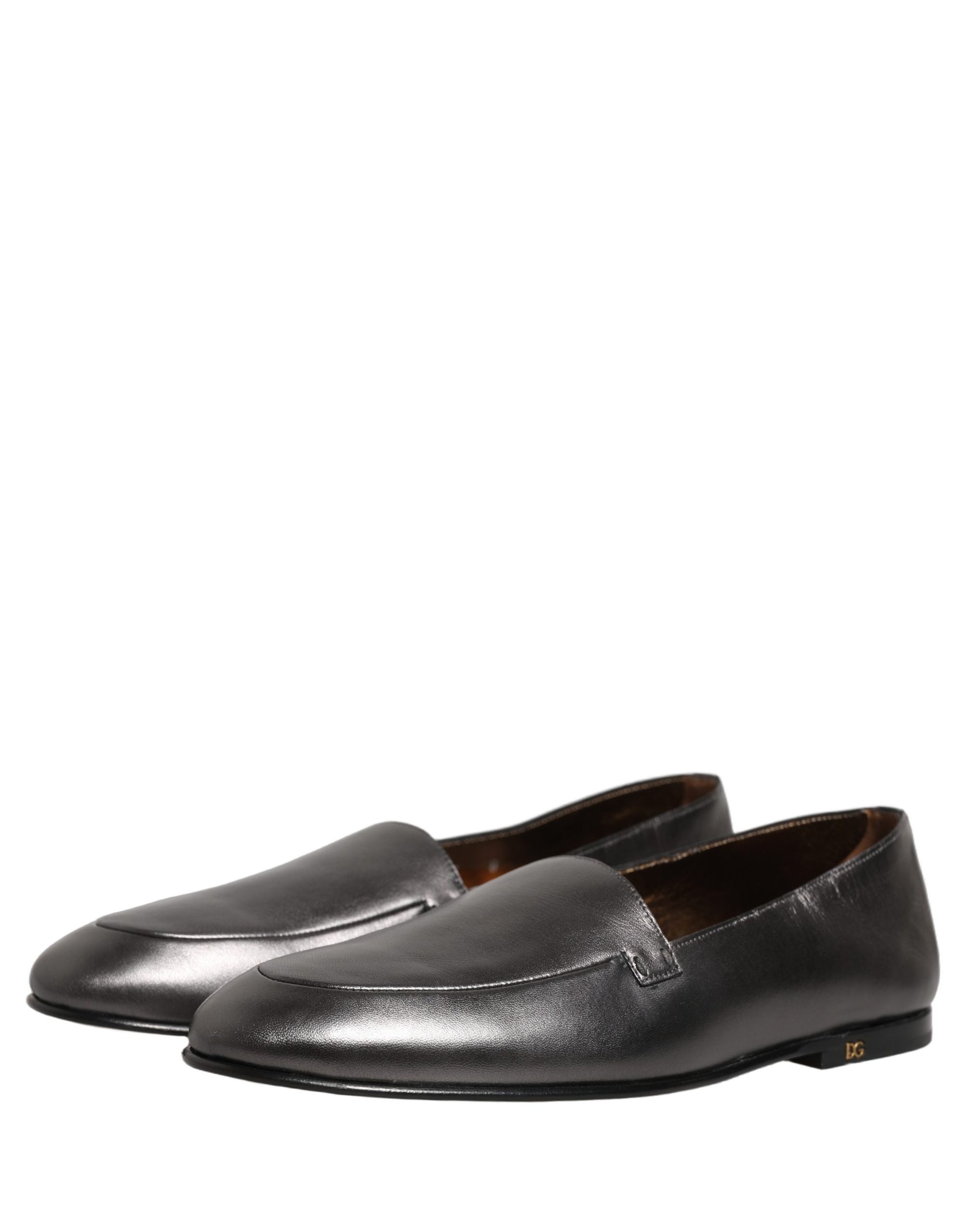 Dolce & Gabbana Silver Slip On Loafers for Men additional view