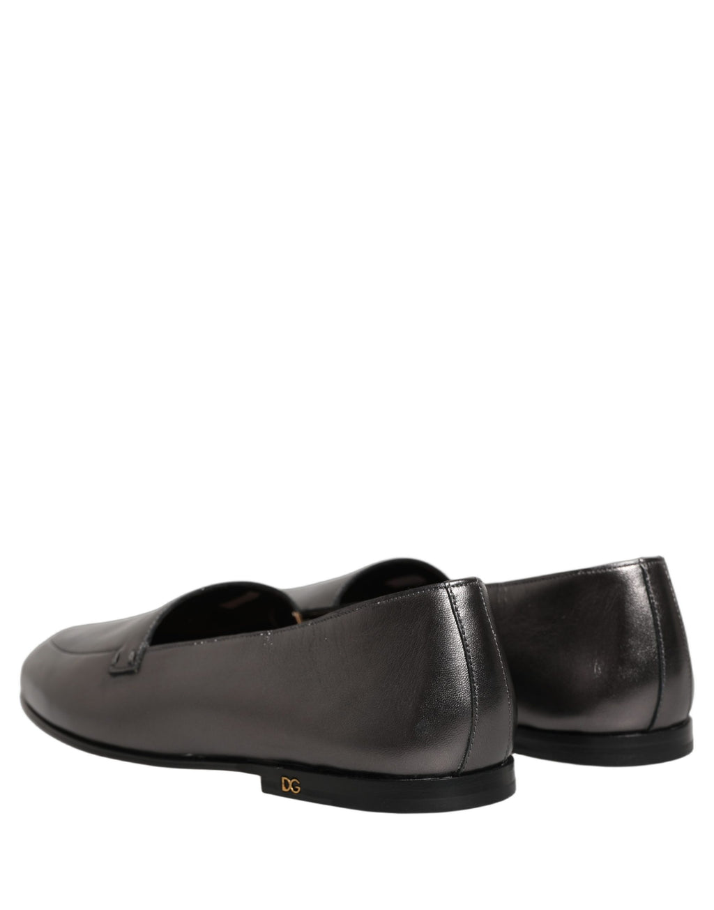 Dolce & Gabbana Silver Slip On Loafers for Men additional view