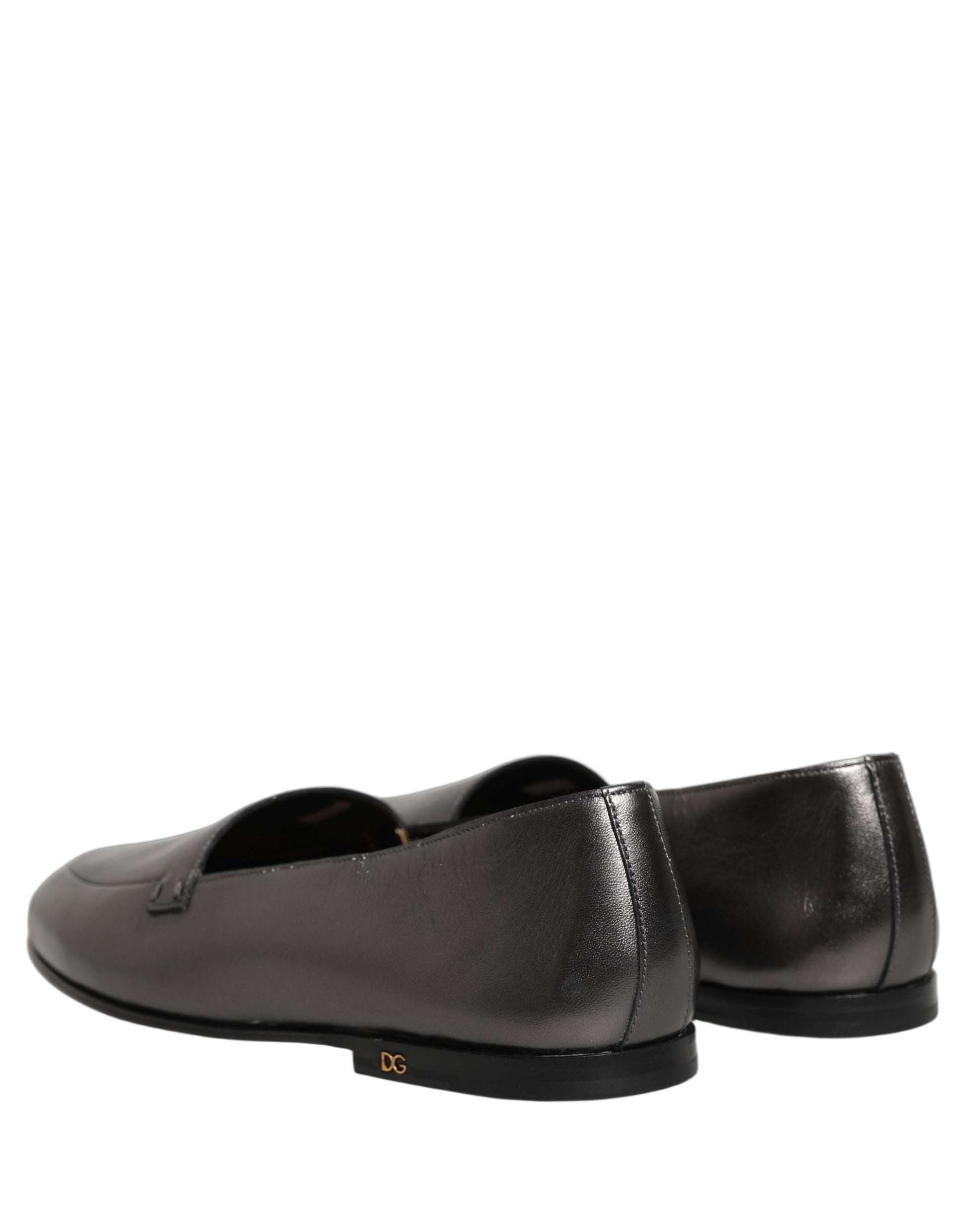 Dolce & Gabbana Silver Slip On Loafers for Men additional view