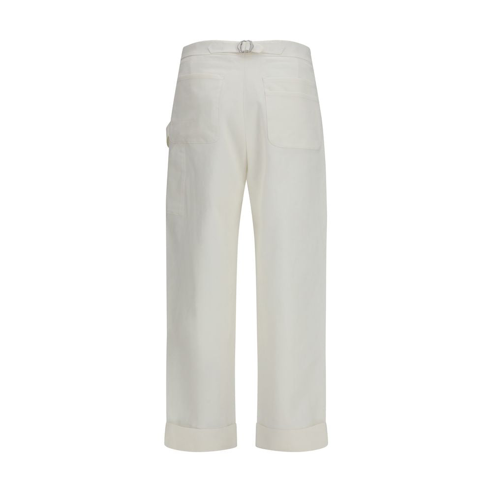 Umit Benan White Casual Pants for Men alternate view