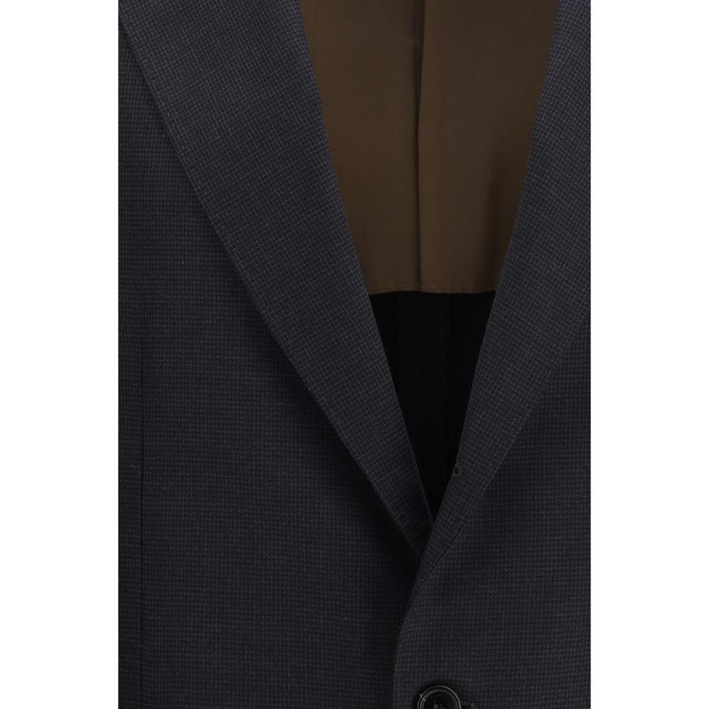 Brunello Cucinelli Black Jacket for Men detail view