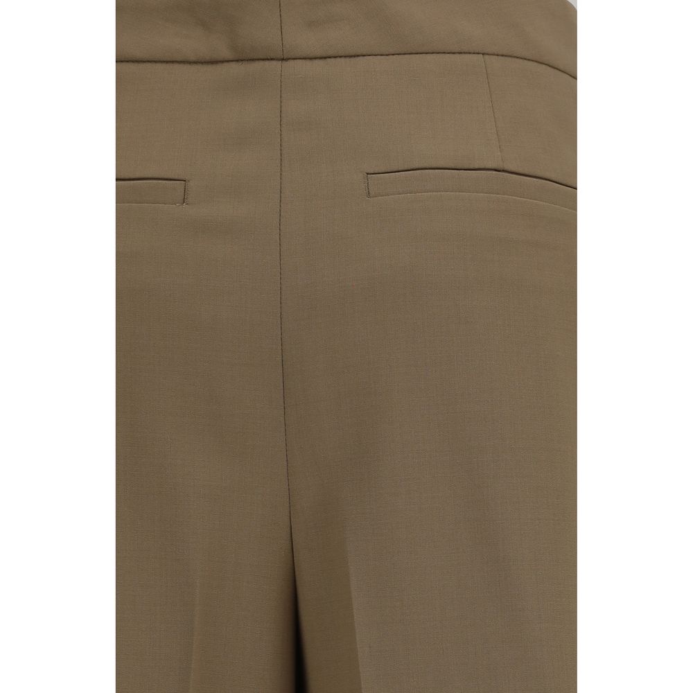 Lardini Brown Casual Pants for Women detail view