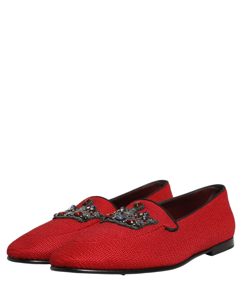Dolce & Gabbana Red Slip On Loafers for Men additional view