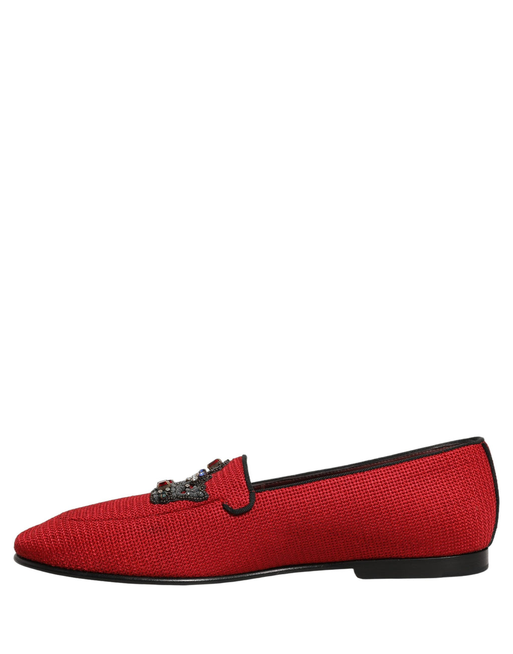 Dolce & Gabbana Red Slip On Loafers for Men additional view