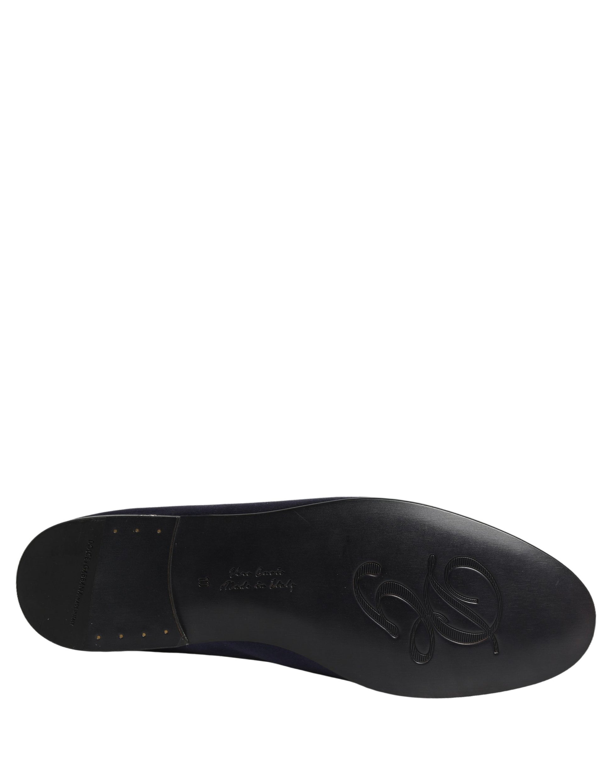 Dolce & Gabbana Blue Slip On Loafers for Men additional view