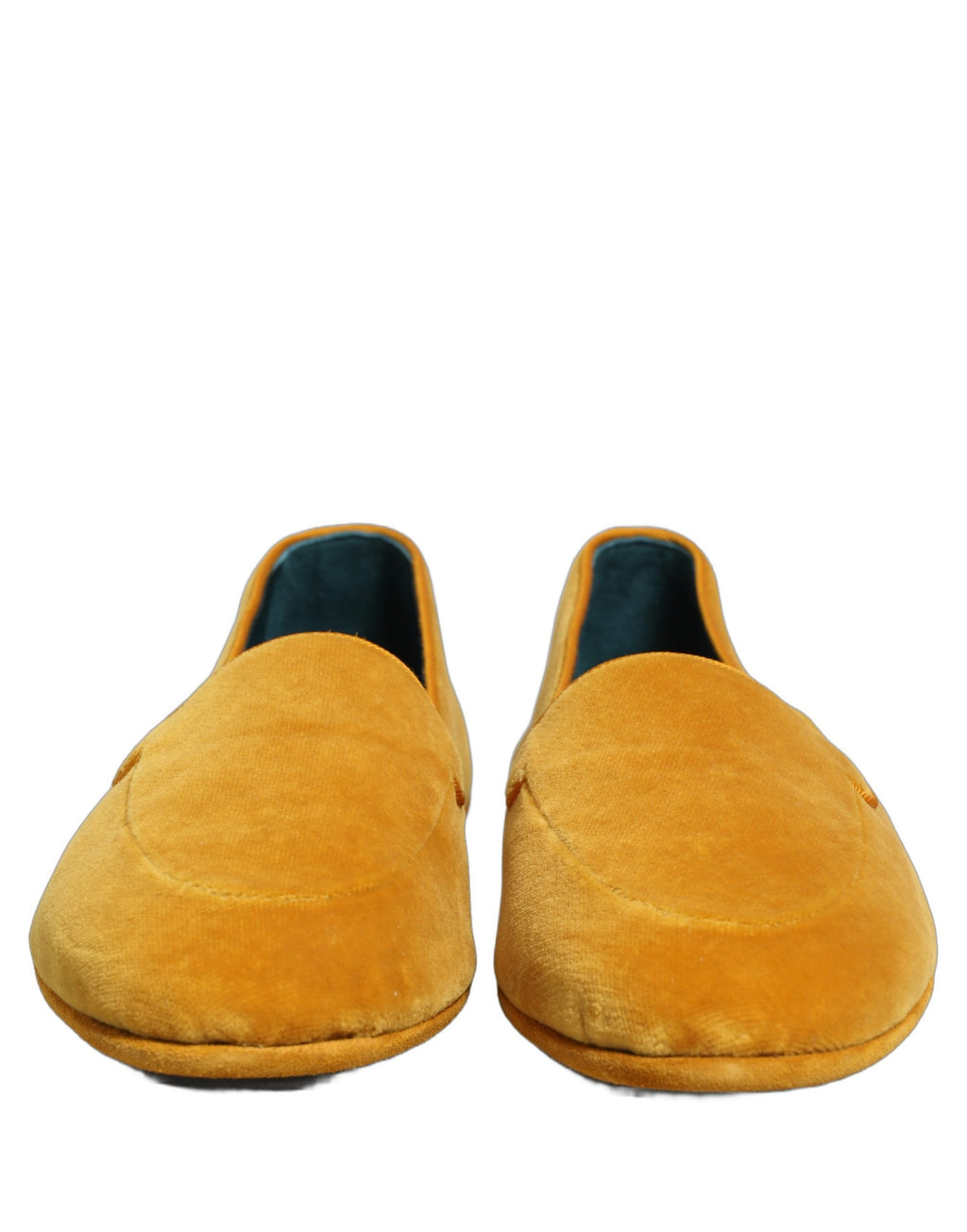 Dolce & Gabbana Yellow Slip On Loafers for Men detail view