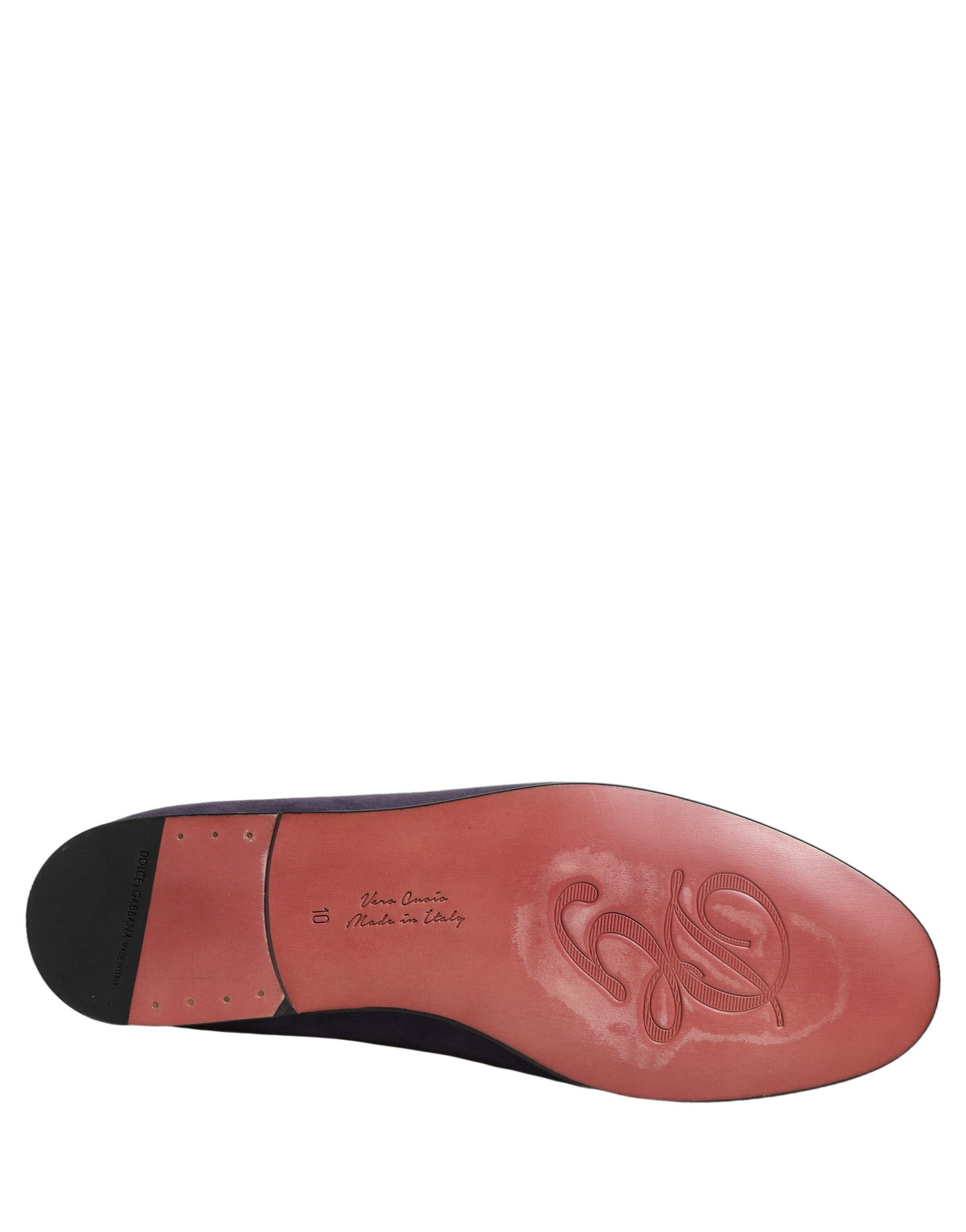 Dolce & Gabbana Purple Slip On Loafers for Men additional view