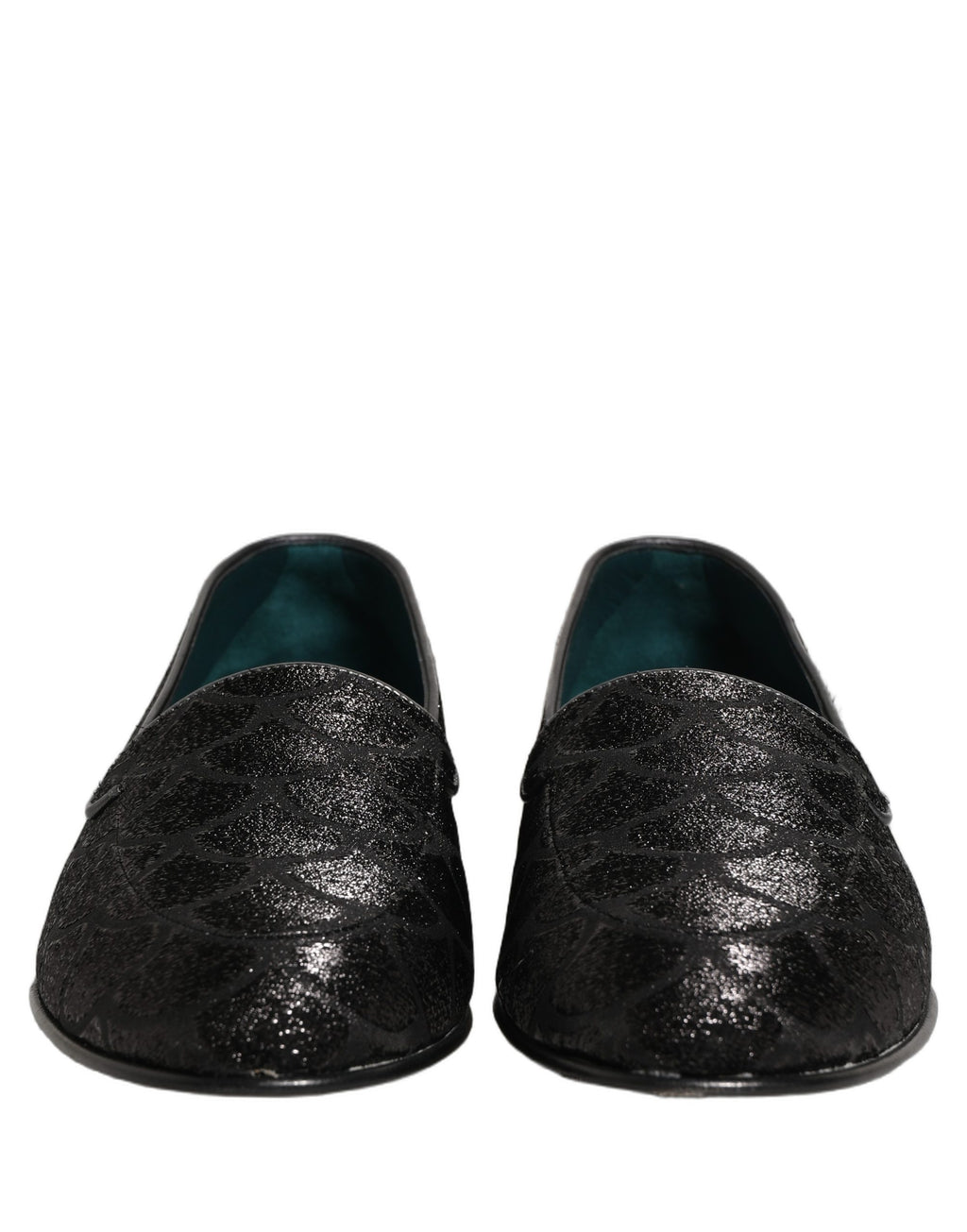 Dolce & Gabbana Black Slip On Loafers for Men detail view