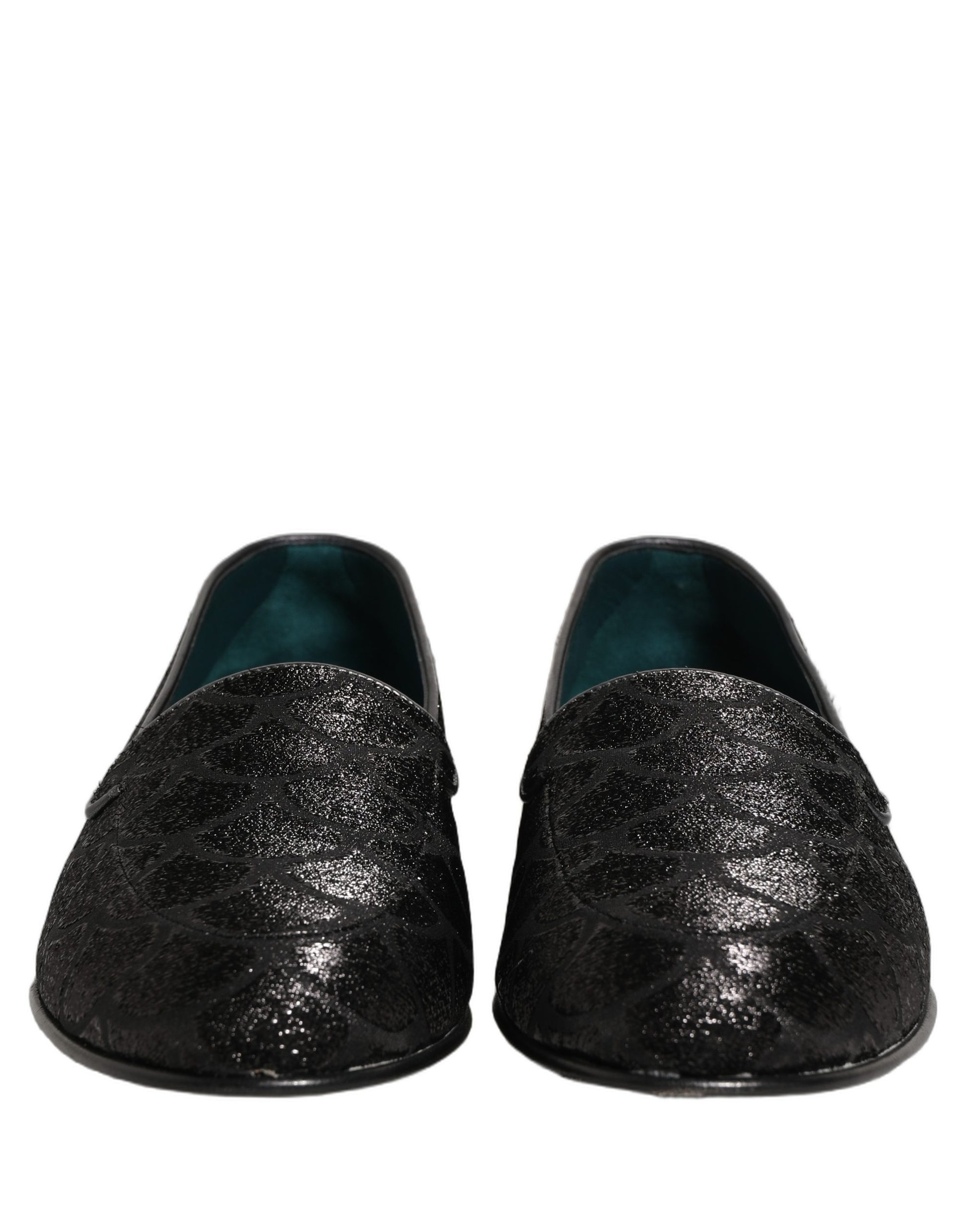 Dolce & Gabbana Black Slip On Loafers for Men detail view