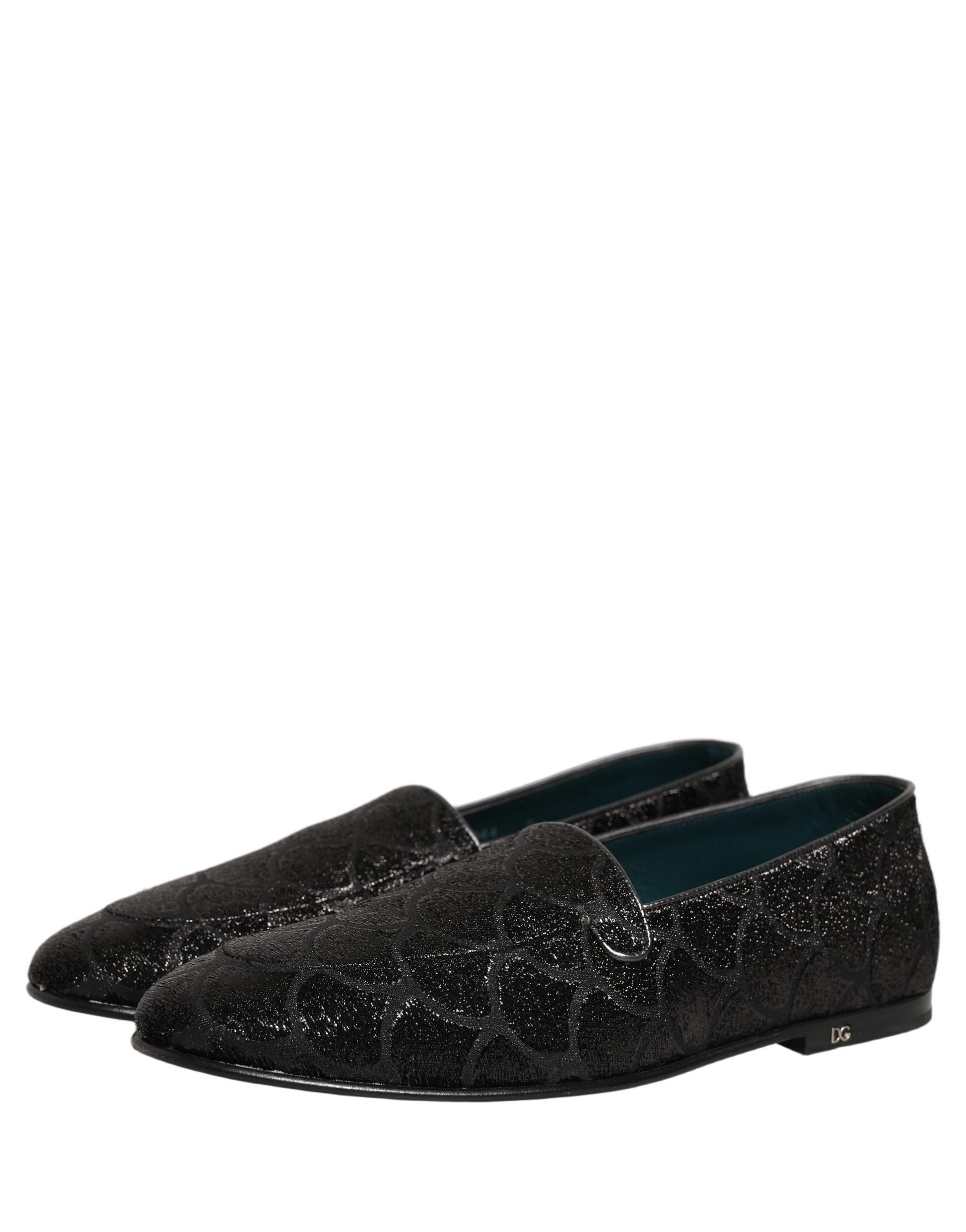 Dolce & Gabbana Black Slip On Loafers for Men additional view