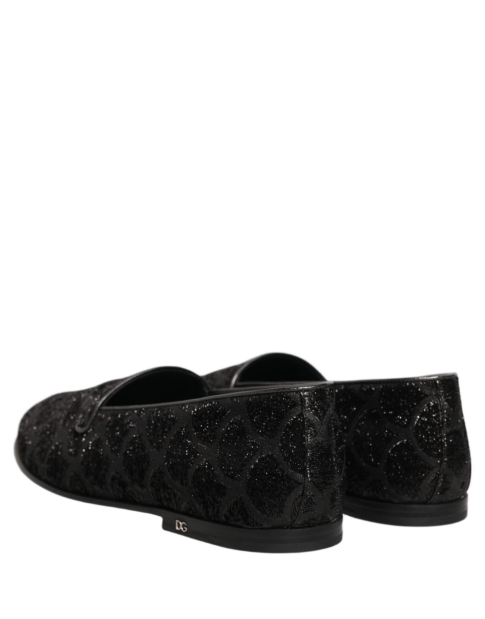 Dolce & Gabbana Black Slip On Loafers for Men additional view