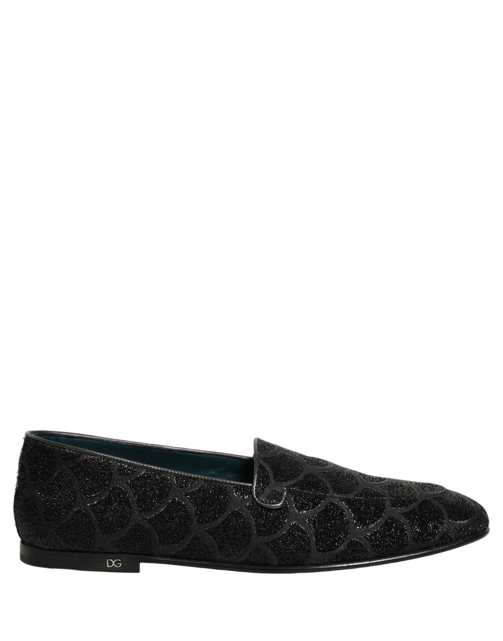 Dolce & Gabbana Black Slip On Loafers for Men alternate view