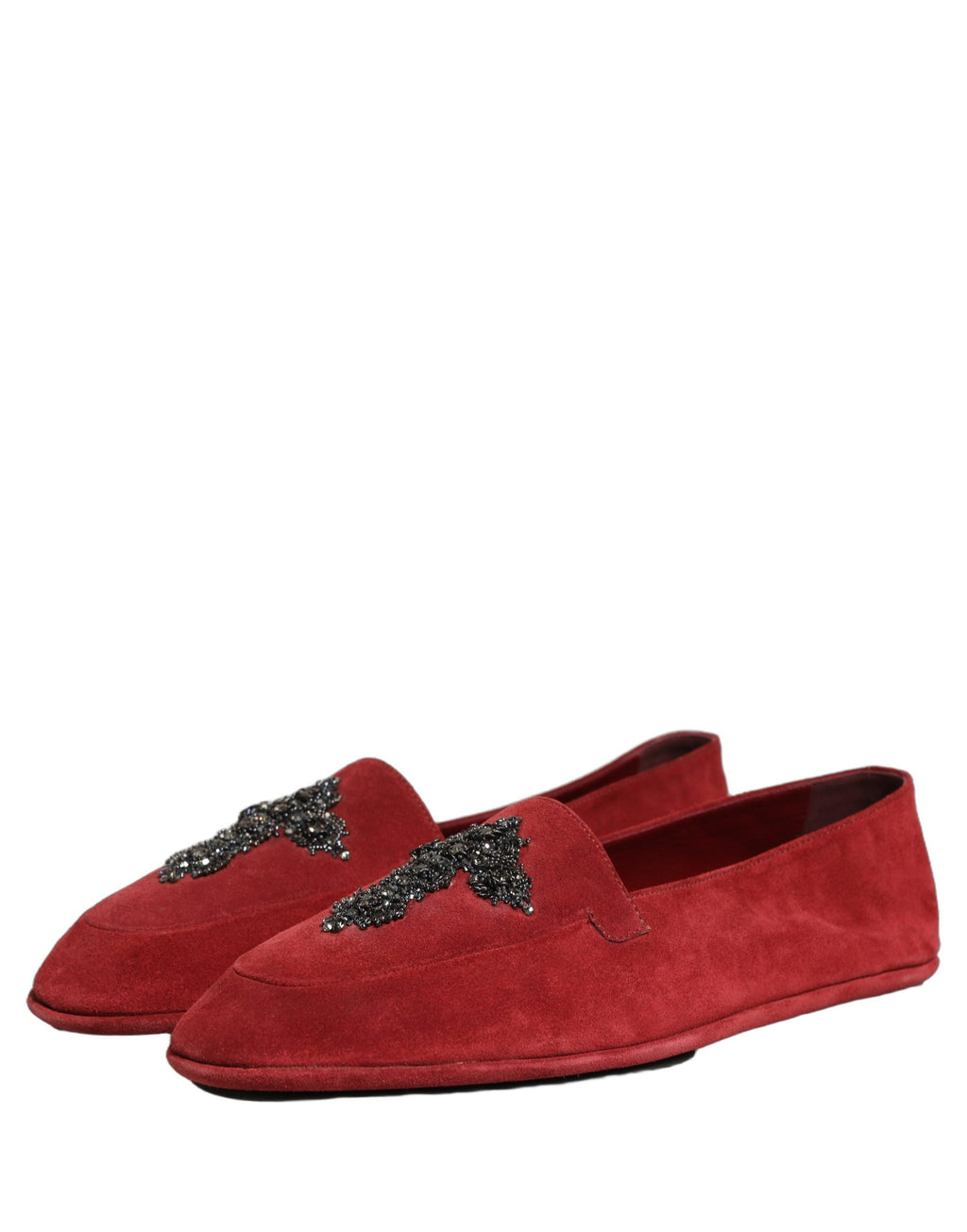 Dolce & Gabbana Red Slip On Loafers for Men additional view