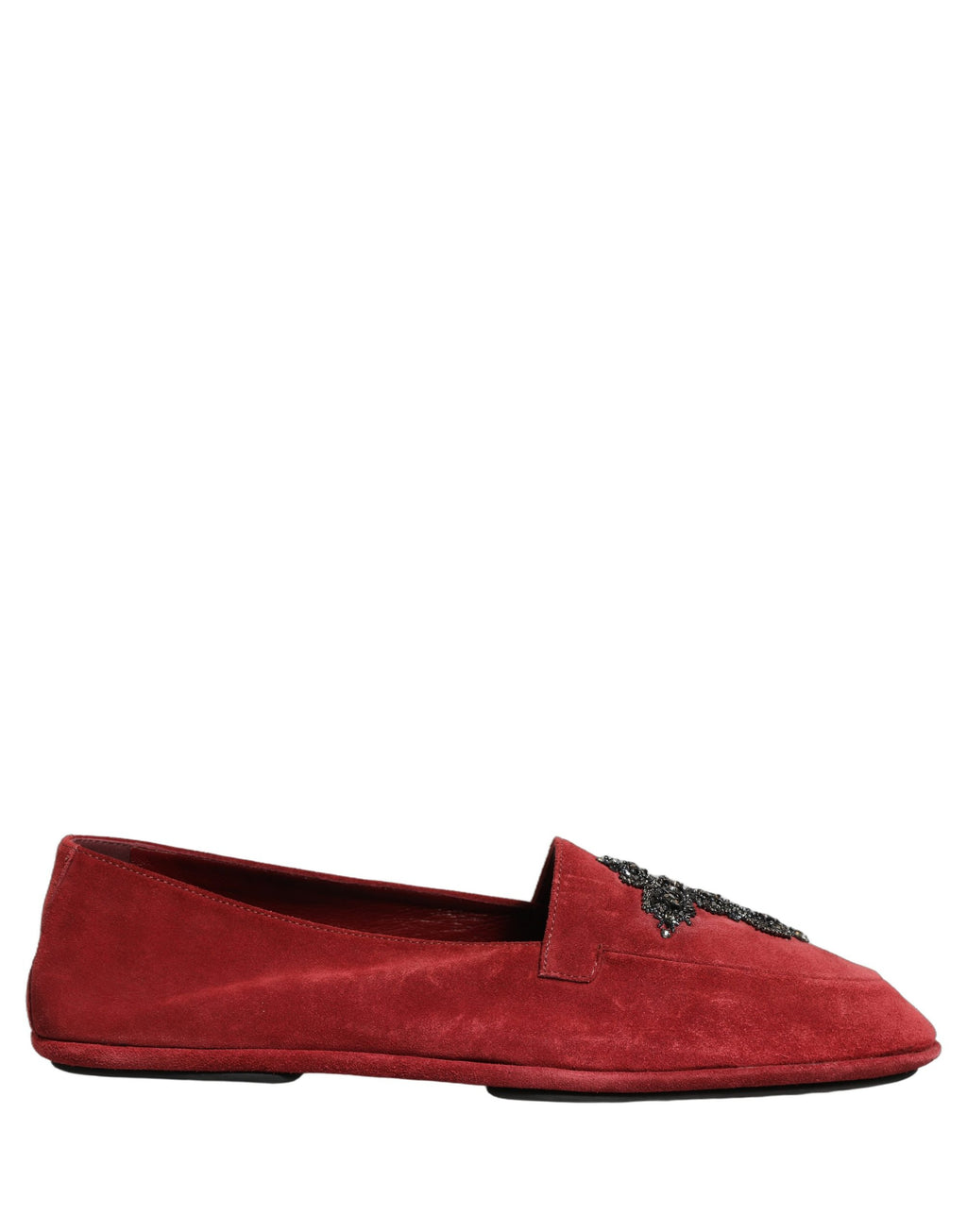 Dolce & Gabbana Red Slip On Loafers for Men