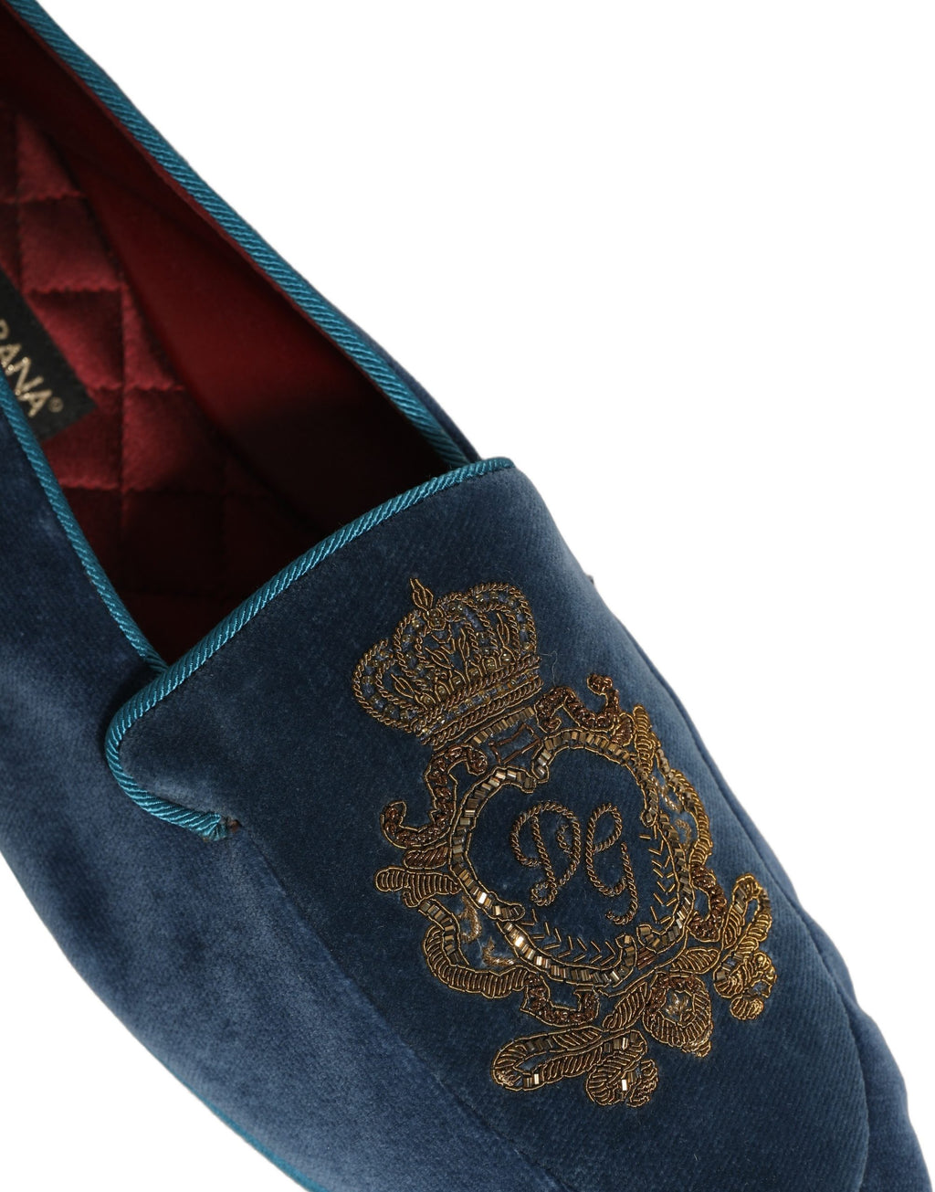 Dolce & Gabbana Blue Slip On Loafers for Men additional view