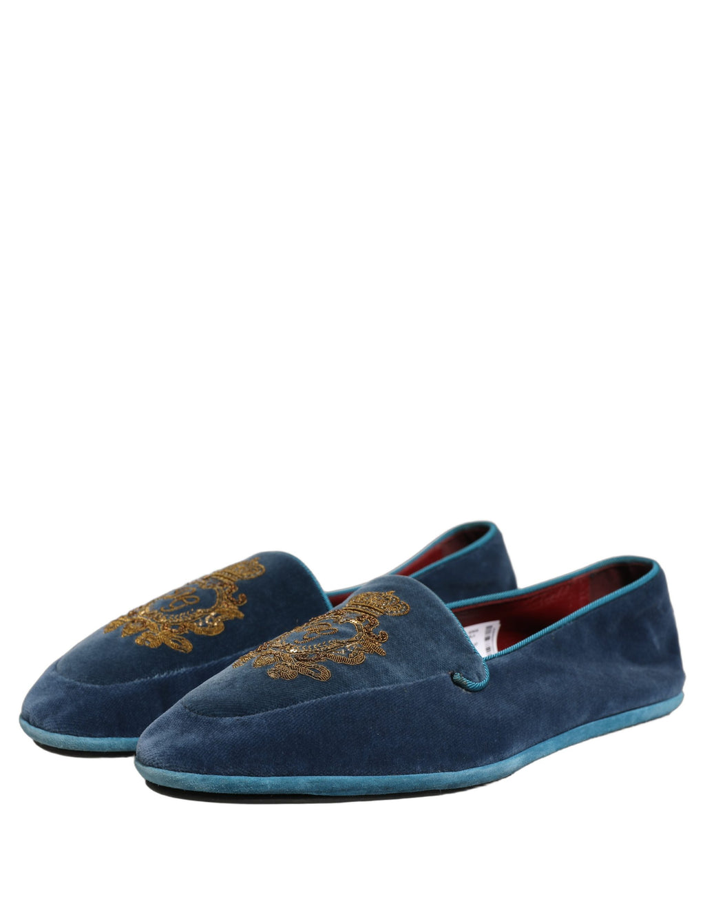 Dolce & Gabbana Blue Slip On Loafers for Men additional view