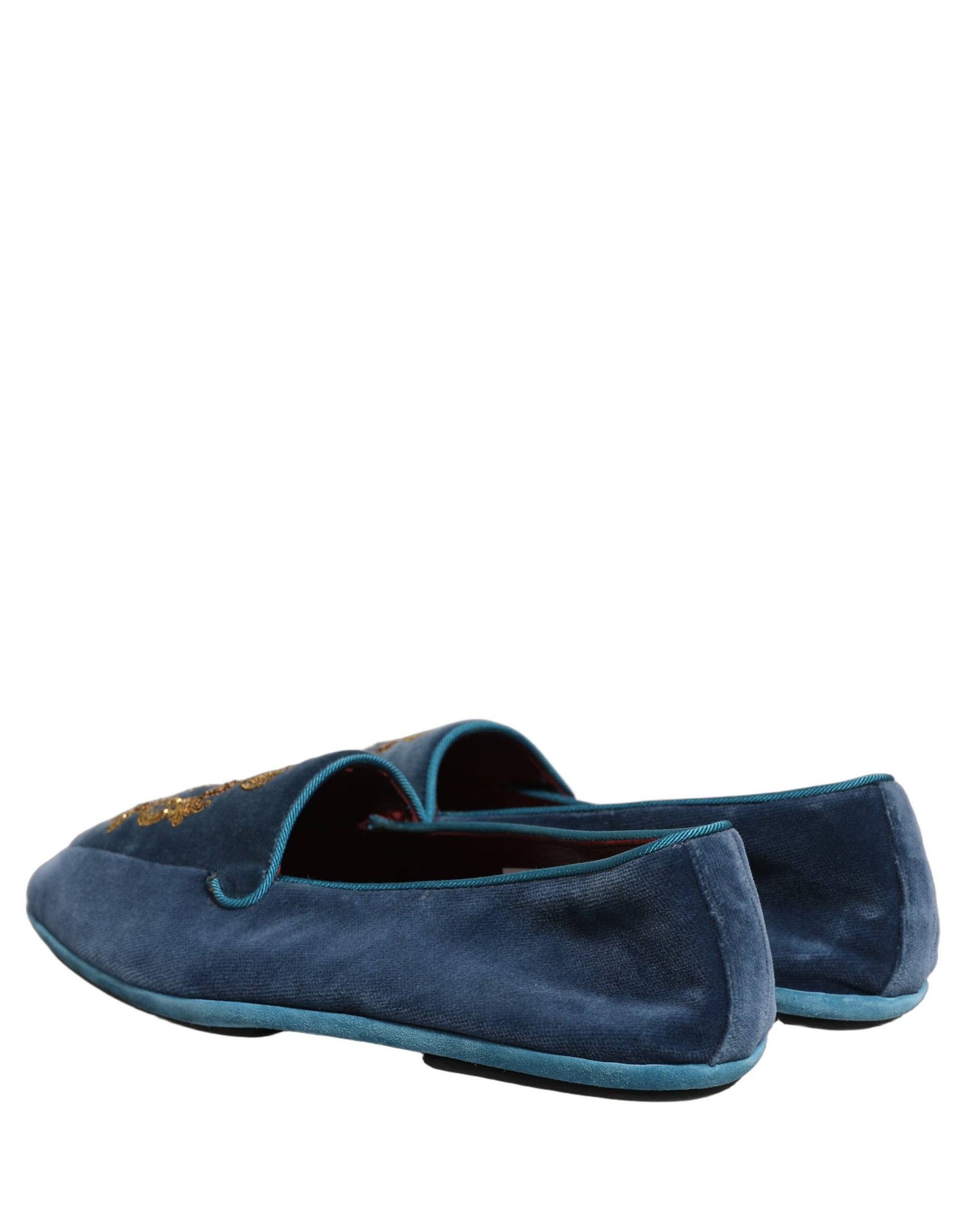 Dolce & Gabbana Blue Slip On Loafers for Men additional view