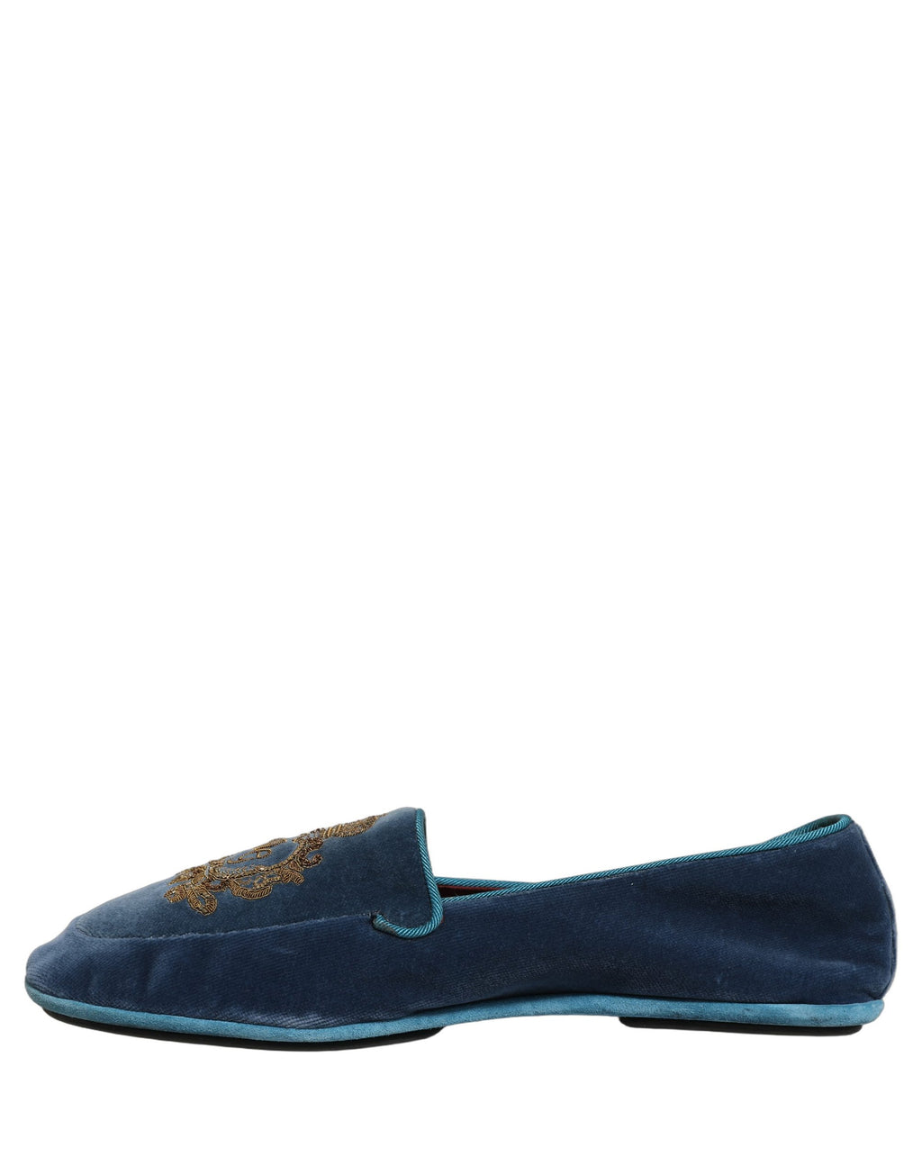 Dolce & Gabbana Blue Slip On Loafers for Men additional view