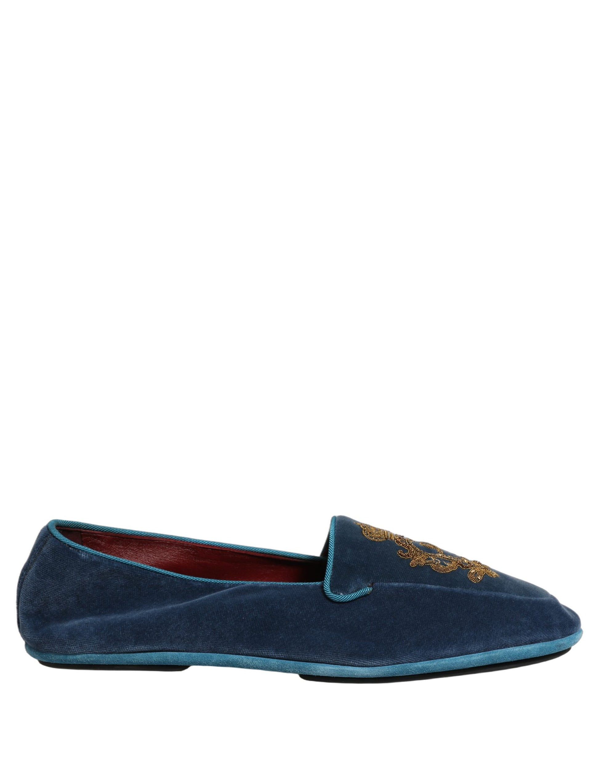 Dolce & Gabbana Blue Slip On Loafers for Men