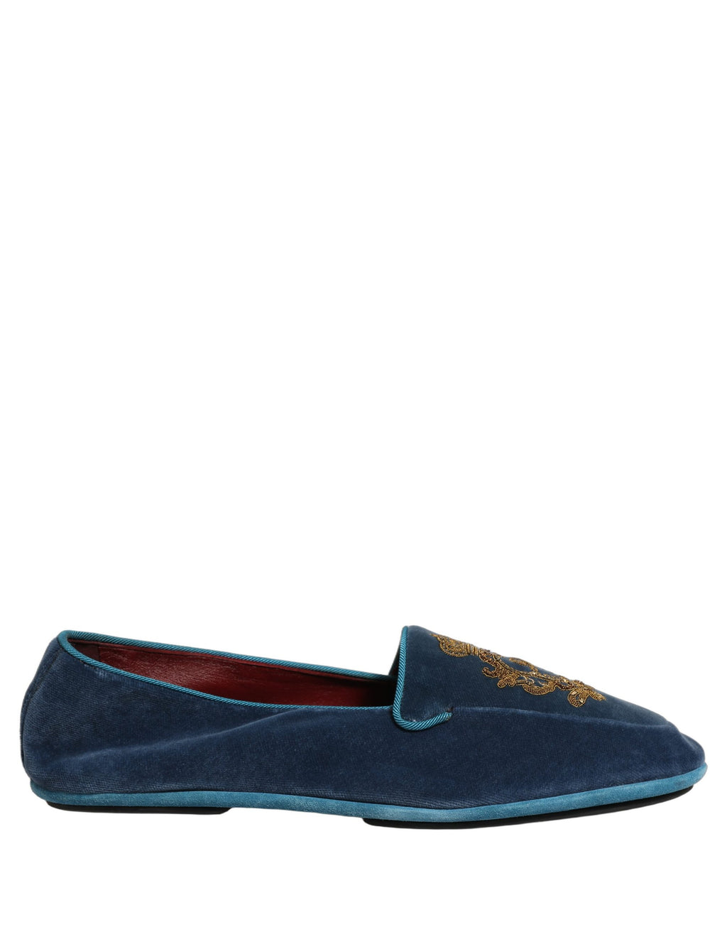 Dolce & Gabbana Blue Slip On Loafers for Men alternate view