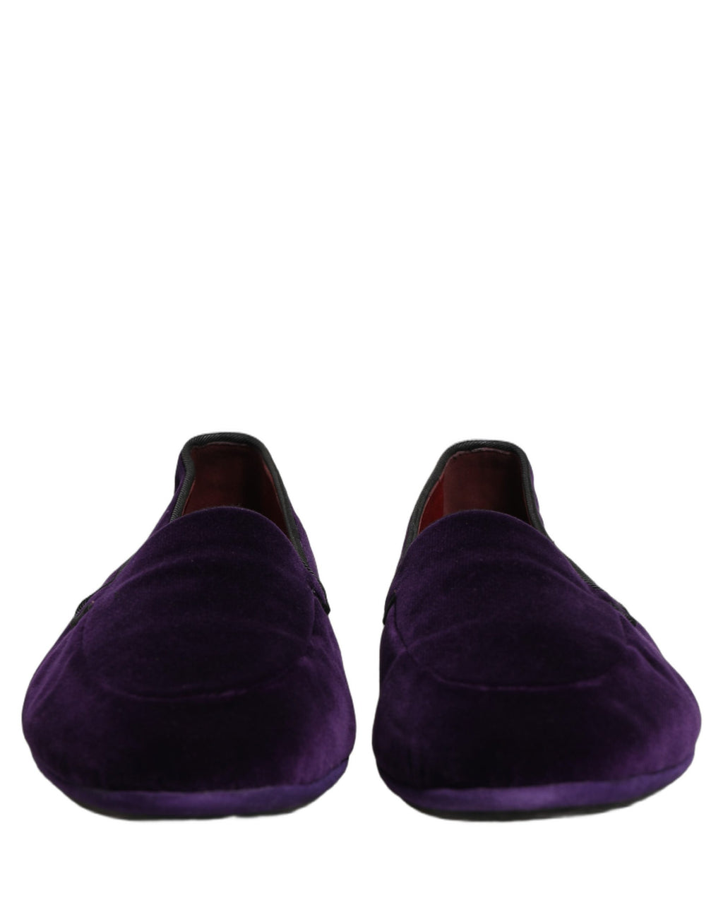 Dolce & Gabbana Purple Slip On Loafers for Men side view