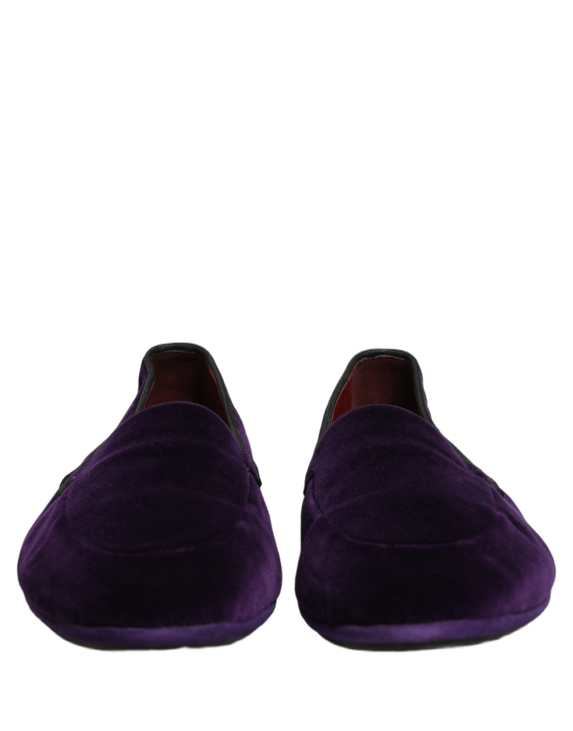 Dolce & Gabbana Purple Slip On Loafers for Men side view