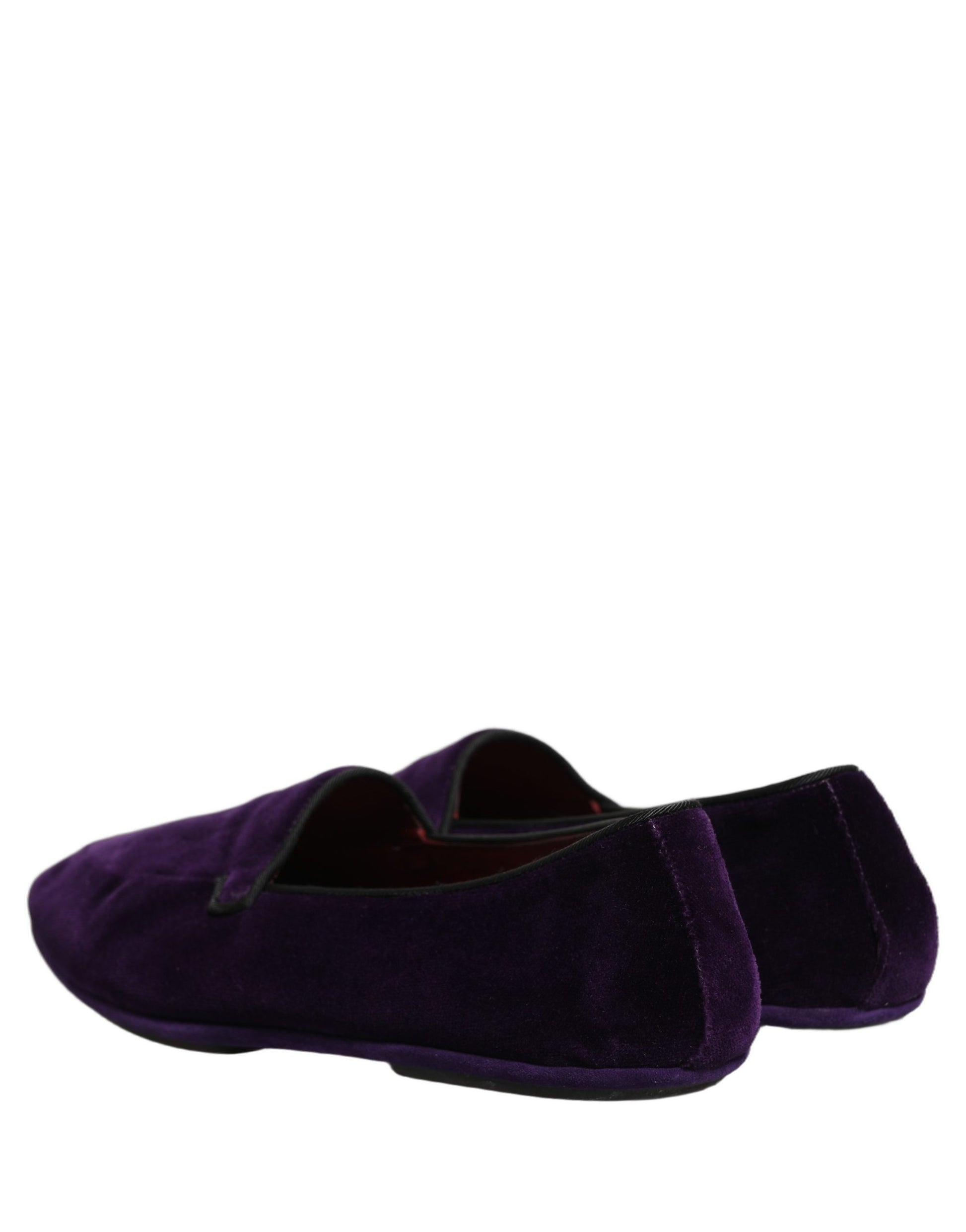 Dolce & Gabbana Purple Slip On Loafers for Men additional view