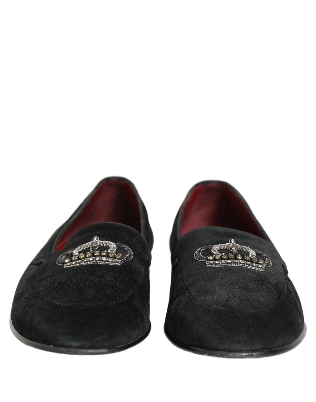 Dolce & Gabbana Black Slip On Loafers for Men side view