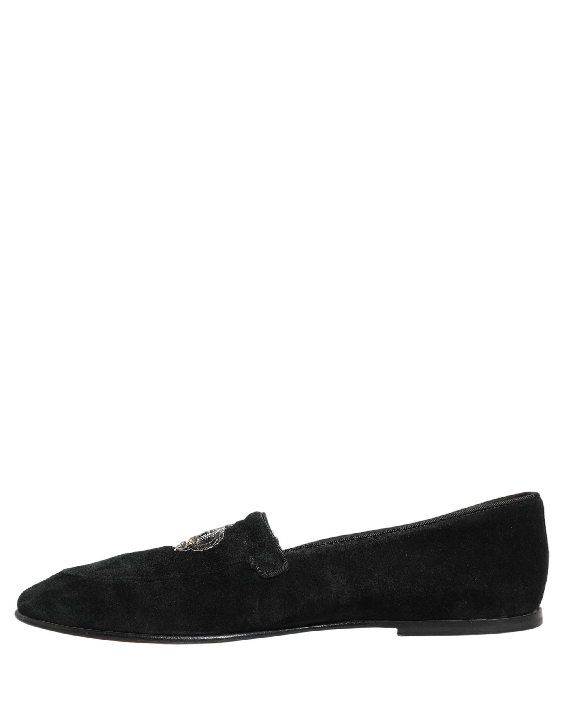 Dolce & Gabbana Black Slip On Loafers for Men additional view