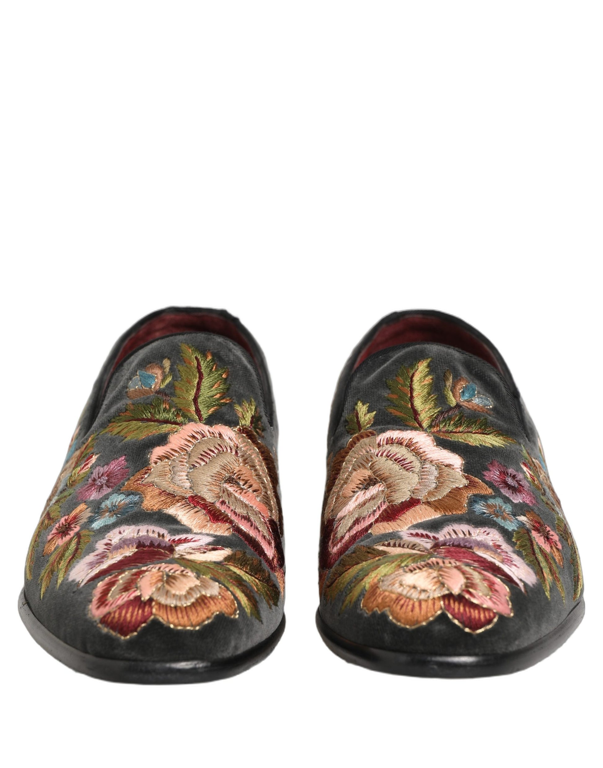 Dolce & Gabbana Black Slip On Loafers for Men detail view