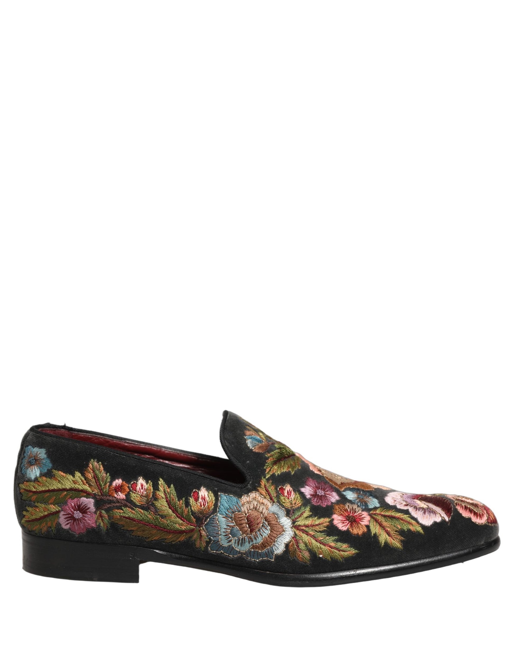 Dolce & Gabbana Black Slip On Loafers for Men alternate view