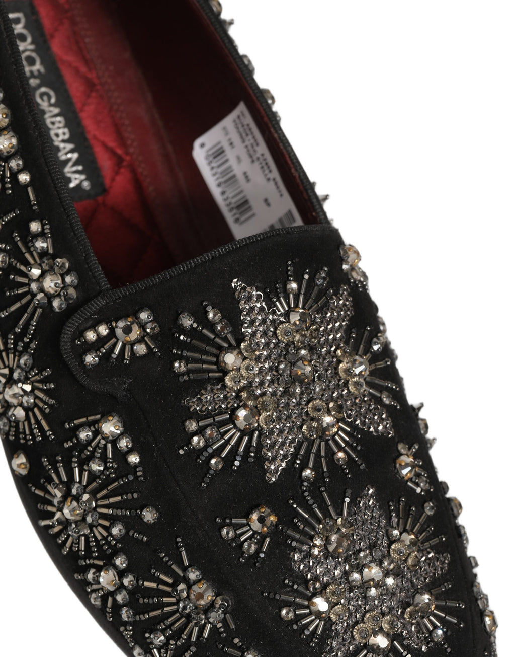 Dolce & Gabbana Black Slip On Loafers for Men additional view