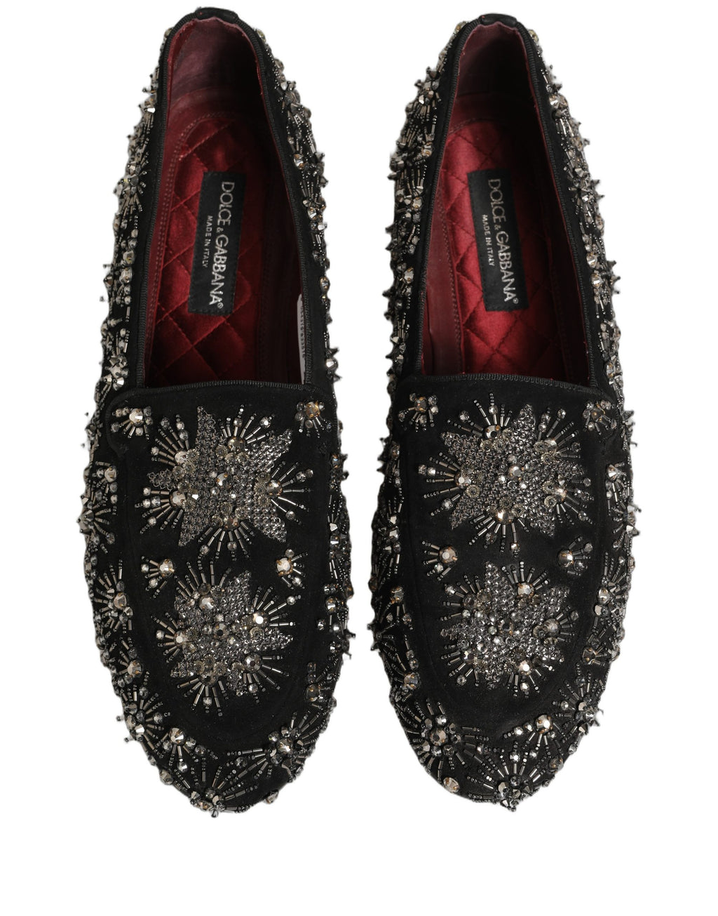 Dolce & Gabbana Black Slip On Loafers for Men detail view