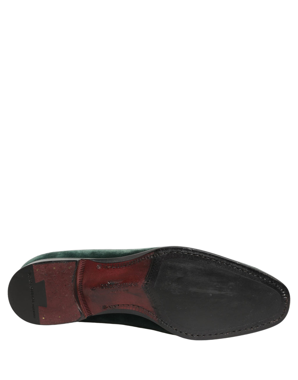 Dolce & Gabbana Green Slip On Loafers for Men additional view