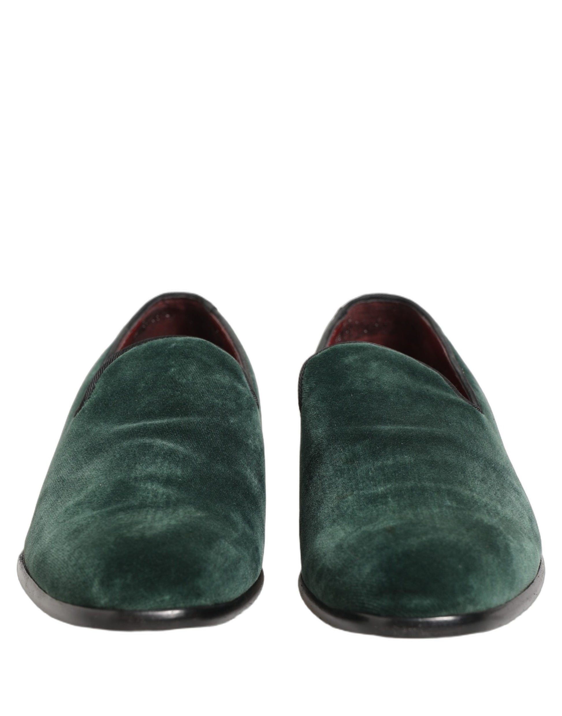 Dolce & Gabbana Green Slip On Loafers for Men detail view