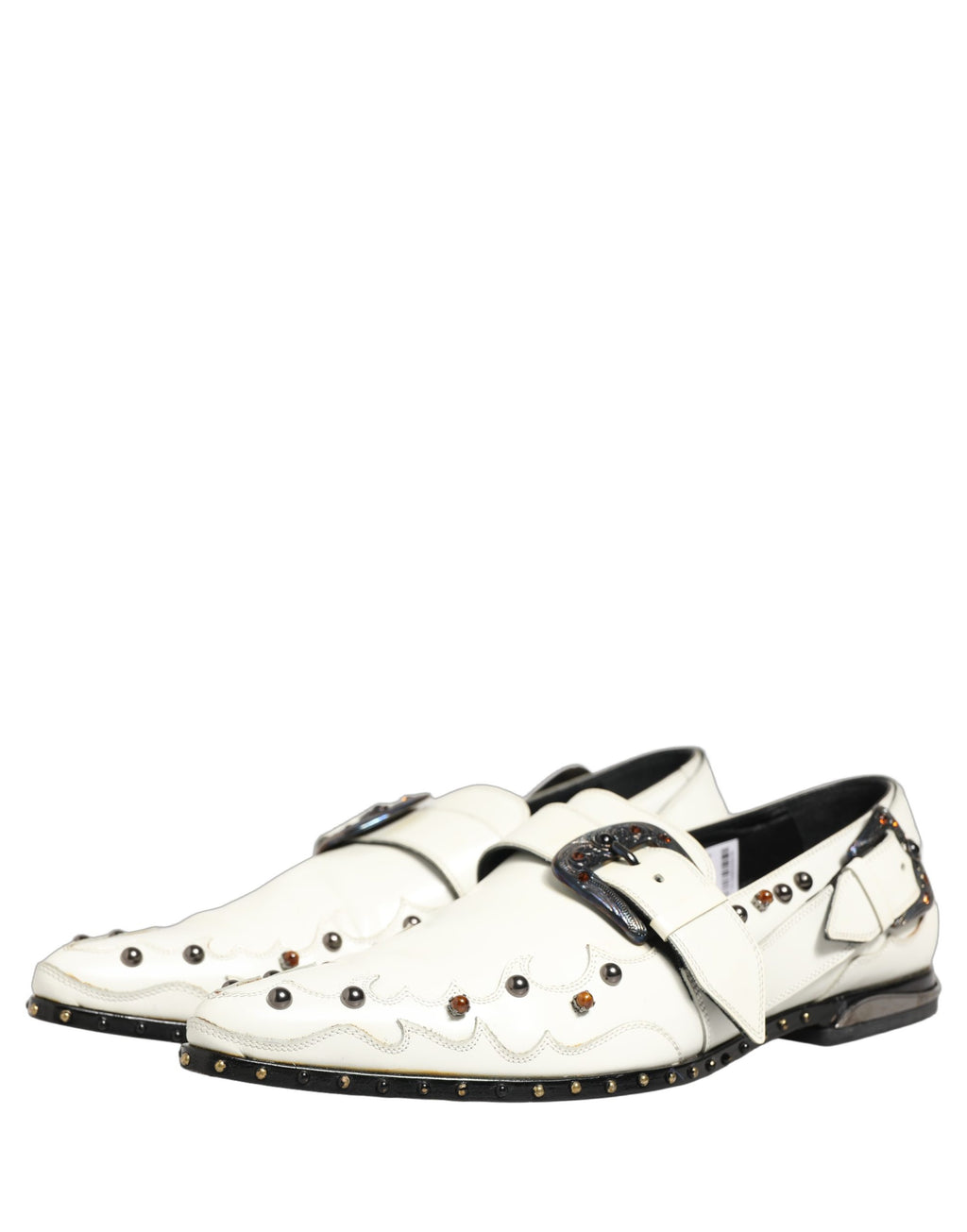 Dolce & Gabbana White Slip On Loafers for Men additional view