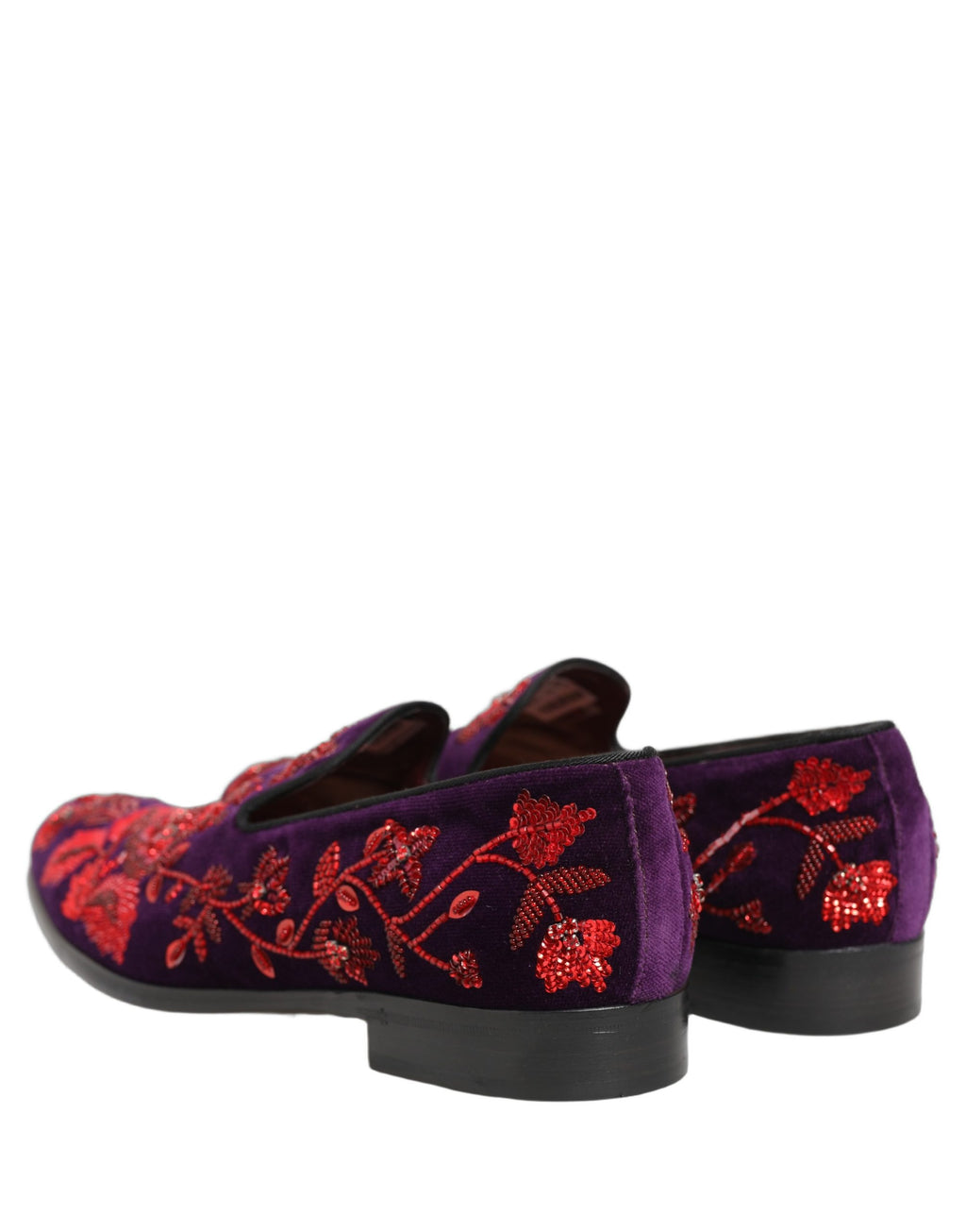 Dolce & Gabbana Purple Slip On Loafers for Men additional view