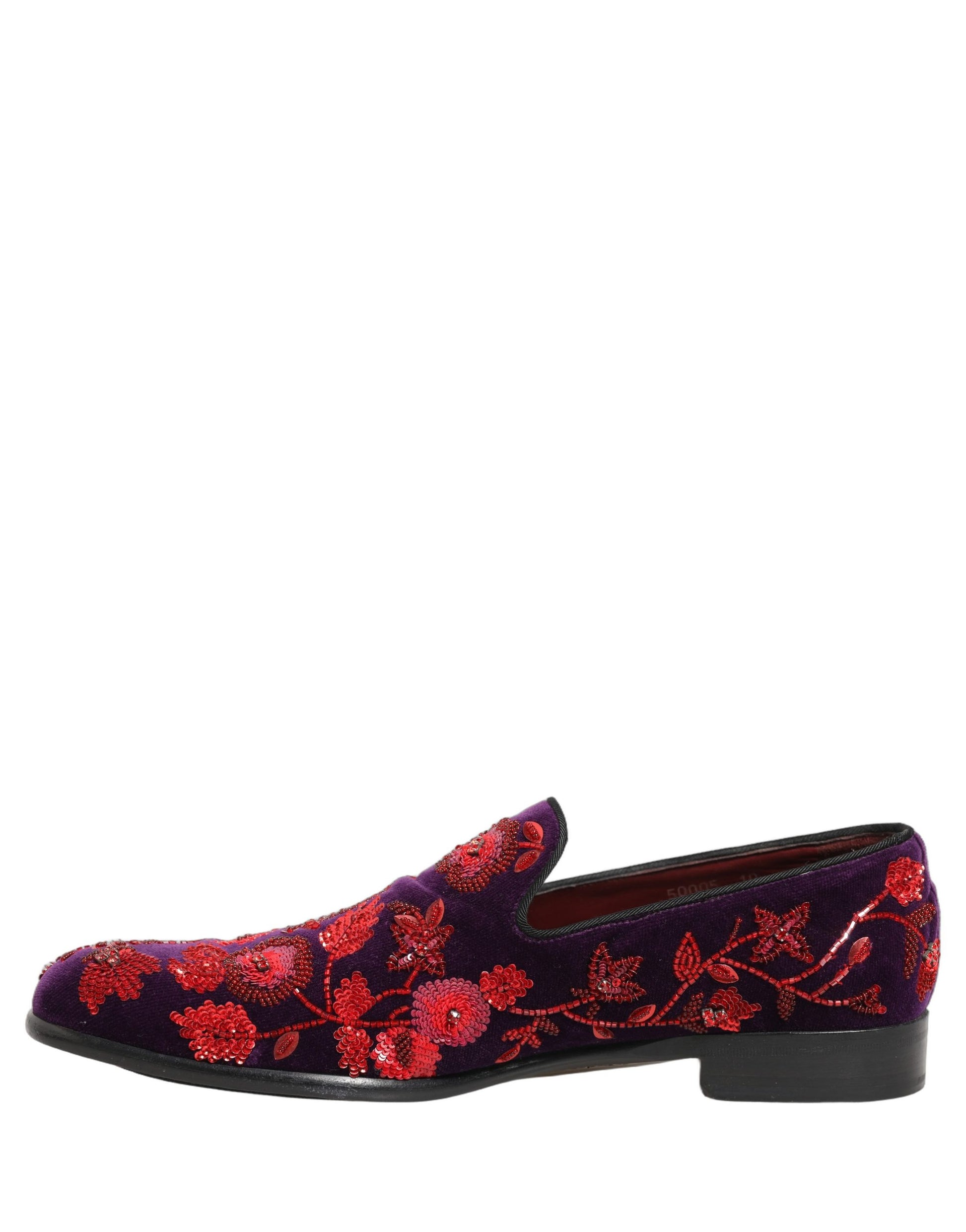 Dolce & Gabbana Purple Slip On Loafers for Men additional view