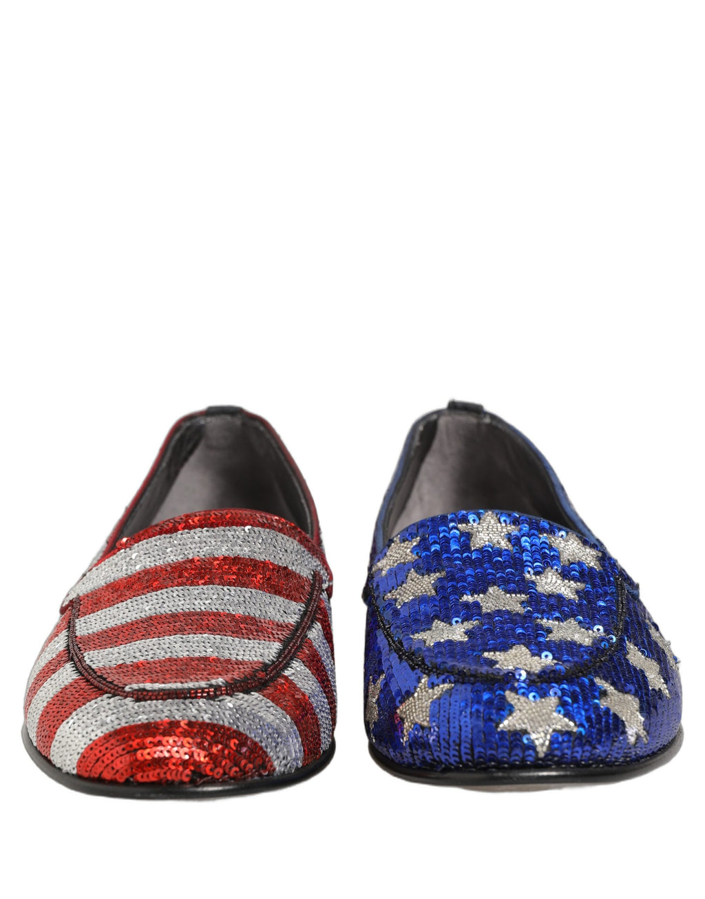 Dolce & Gabbana Multicolor Slip On Loafers for Men side view
