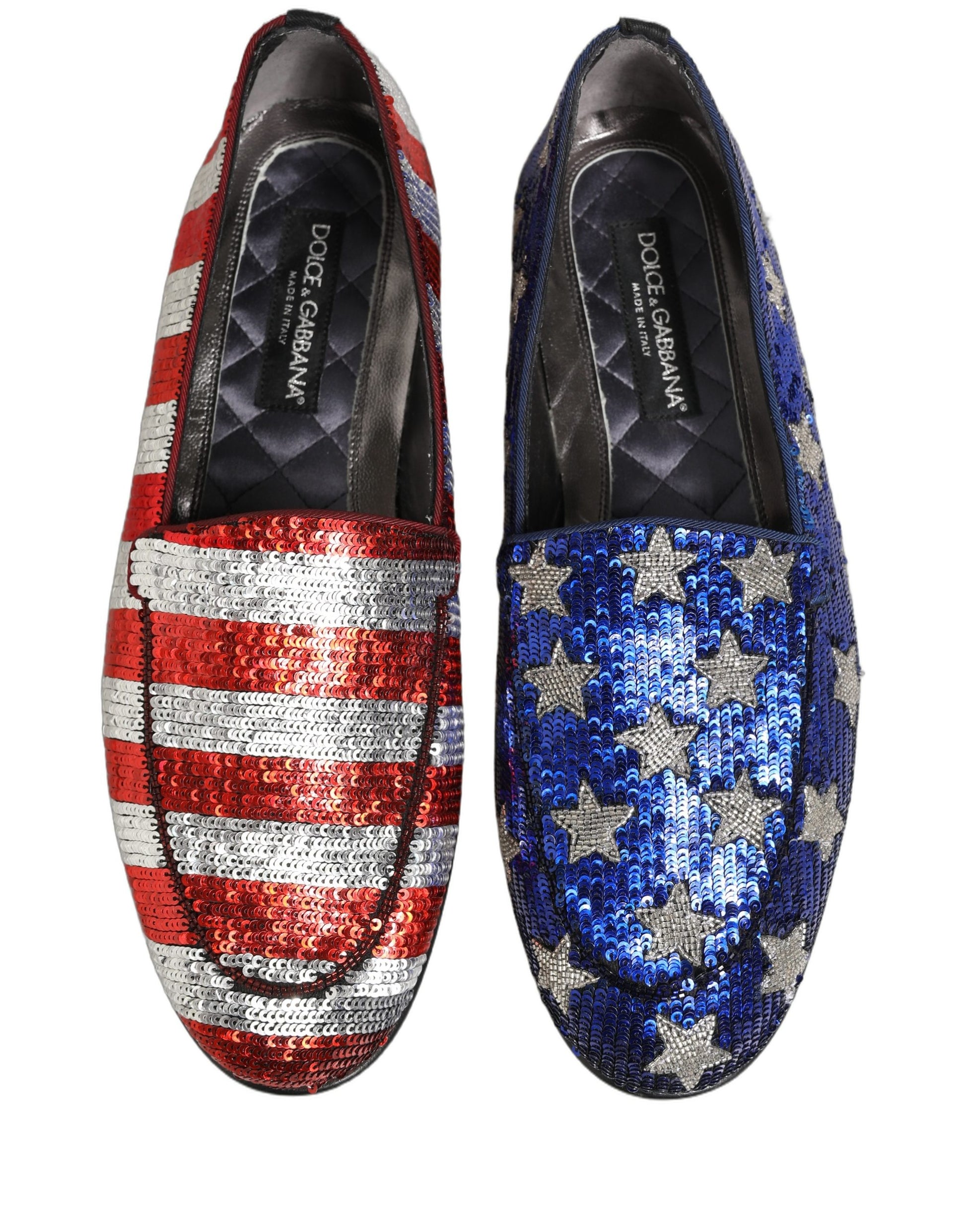 Dolce & Gabbana Multicolor Slip On Loafers for Men additional view